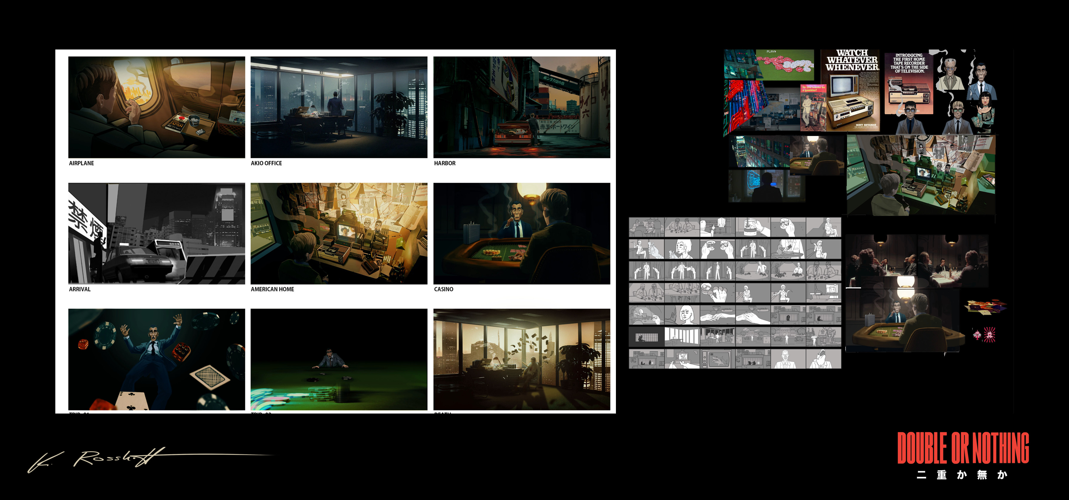 From Concept Art to shaping the Production Design with style, color and light.