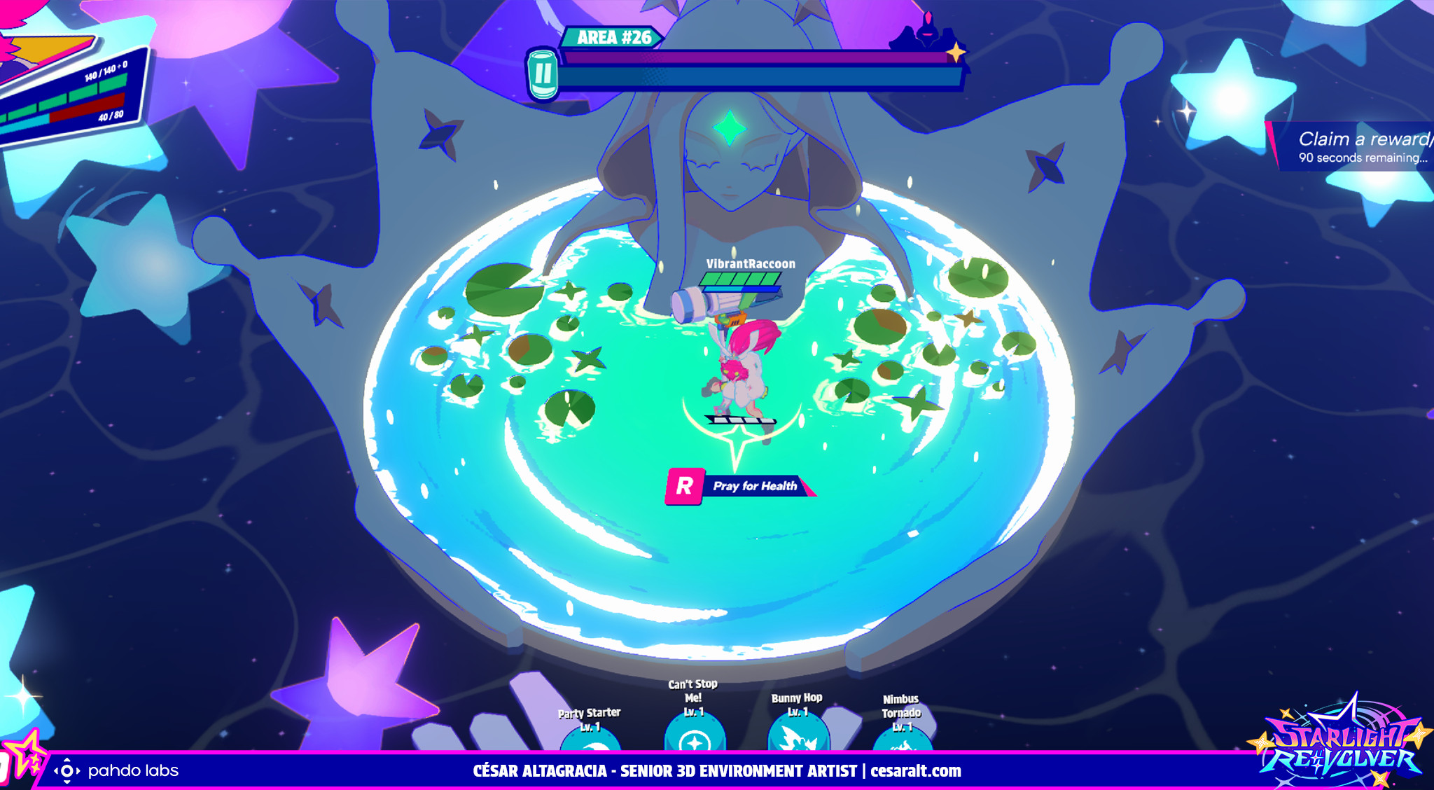 Healing Haven, a Flip Current variant for players to heal between levels.