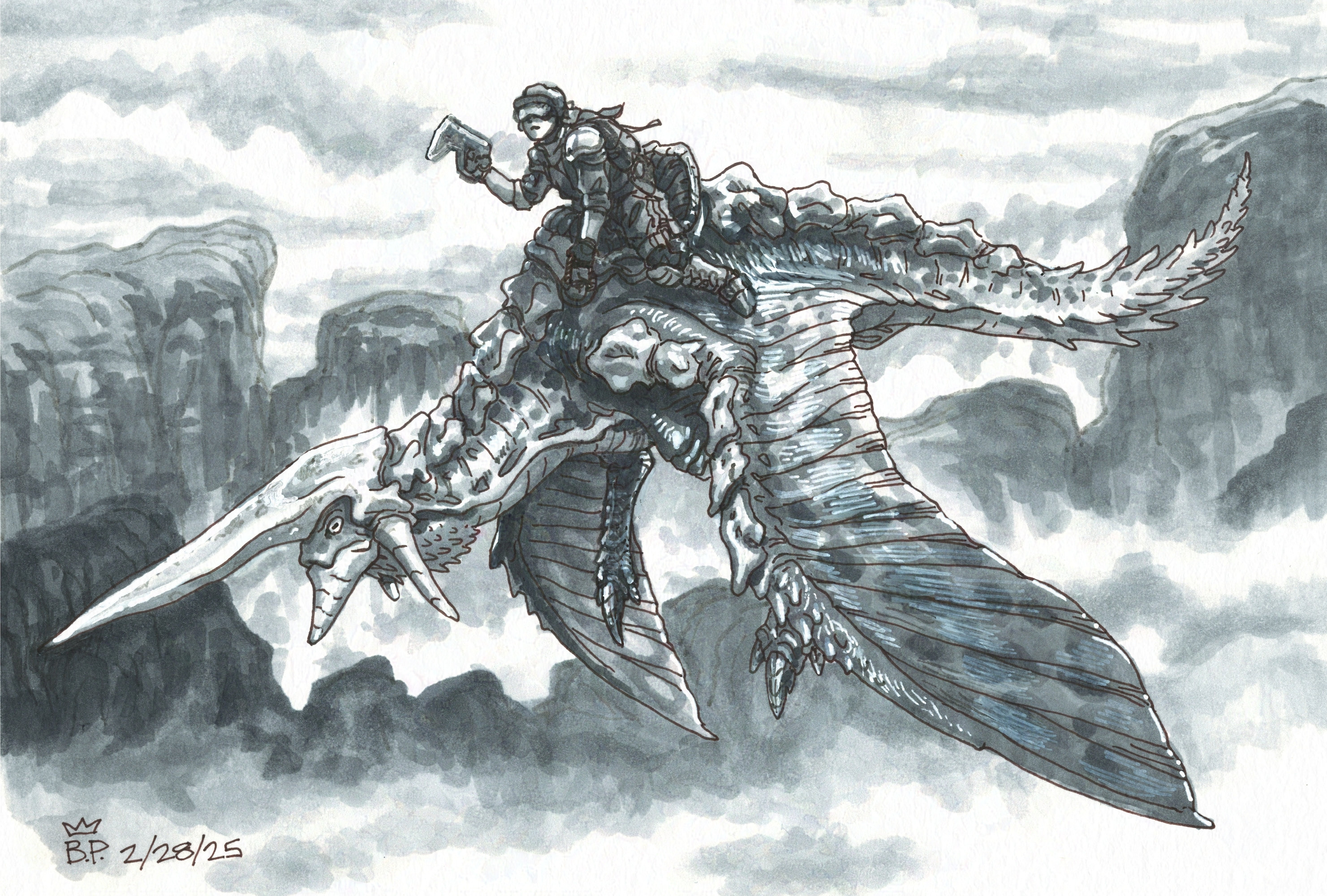 Panzer Dragoon (Sega) fan art