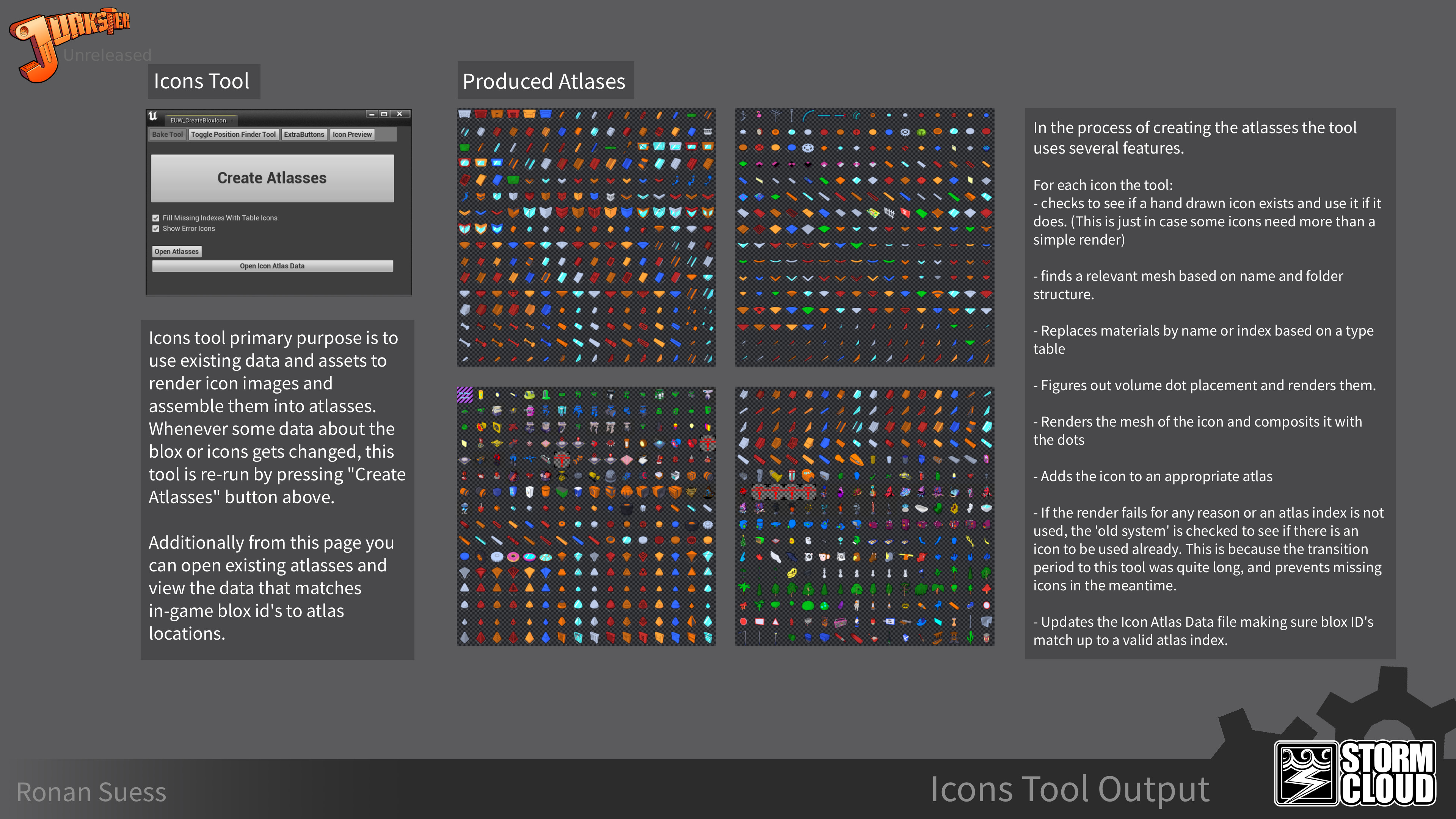 Initial landing page of the tool. Most users would only need this first place, press the "Create Atlases" button and wait 30 seconds for the process  to complete.
