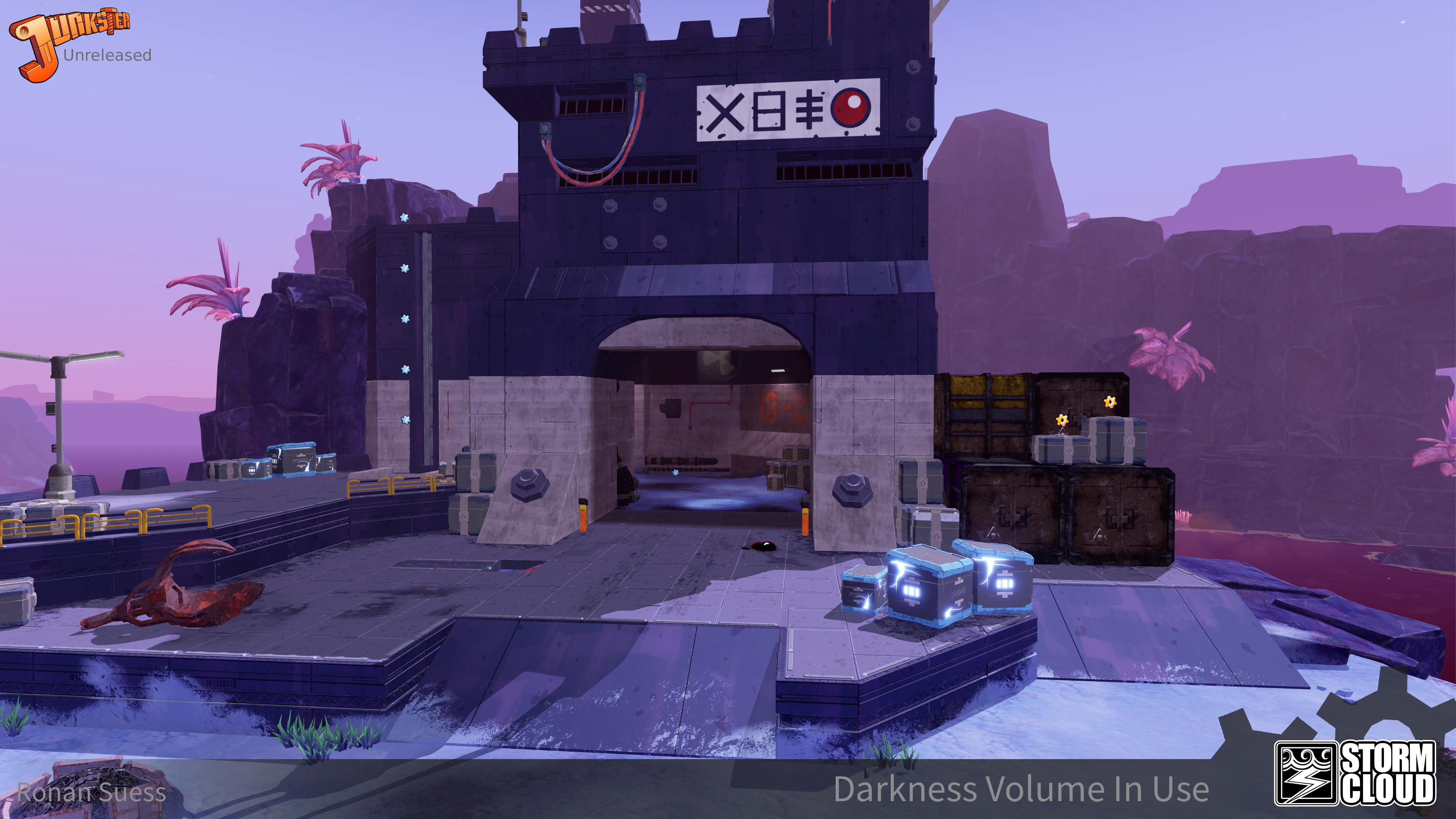 Darkness volume viewed from the outside in typical usage.