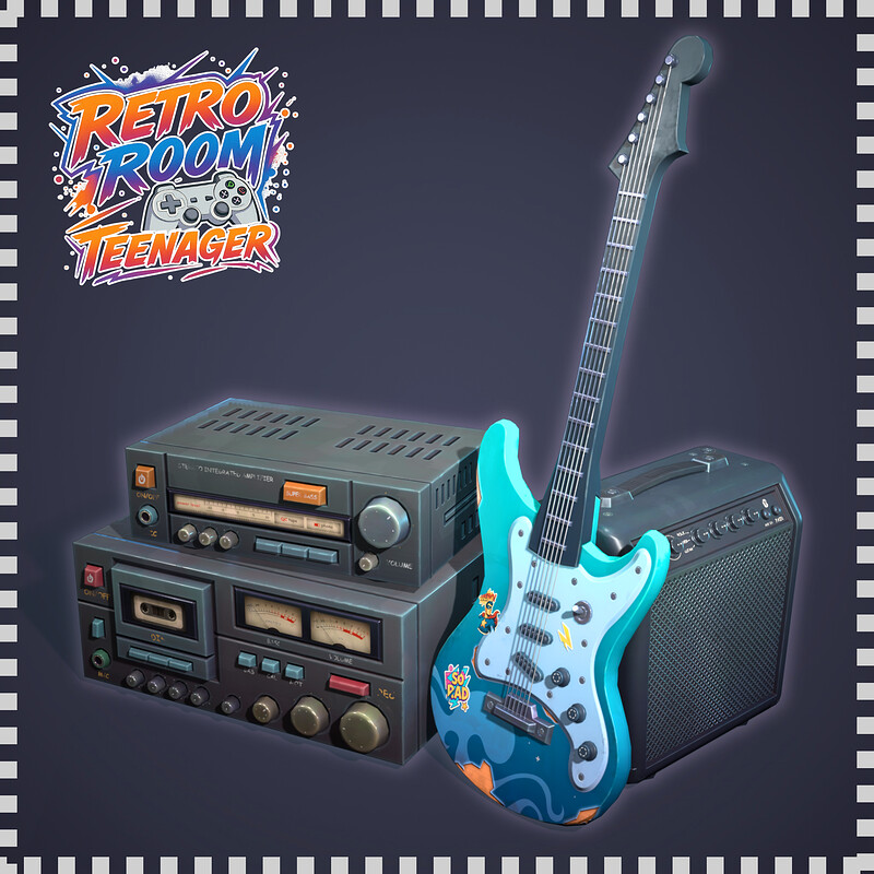 Retro Room 2000s – Stylized Audio Asset Pack (Unreal/Unity)