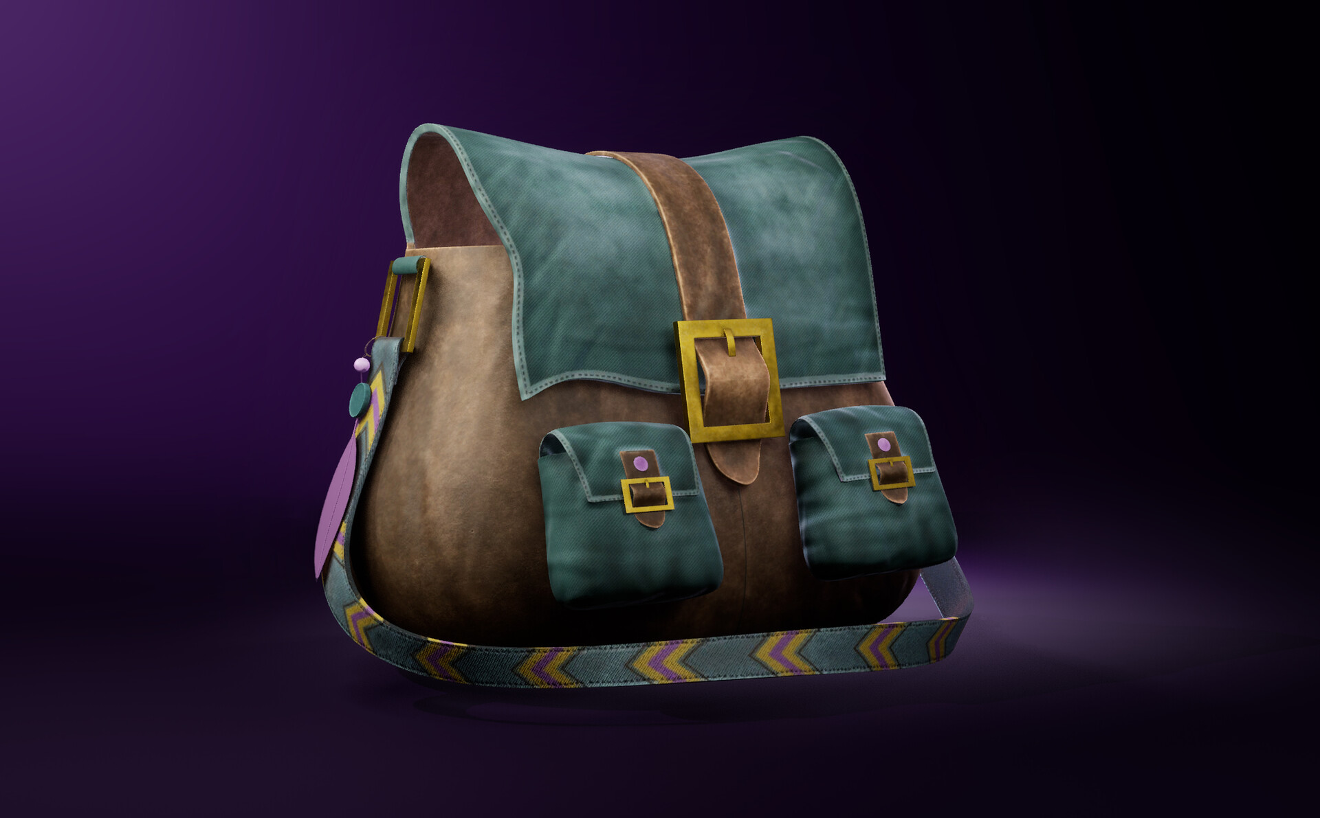 ArtStation - Stylized Adventure Backpack