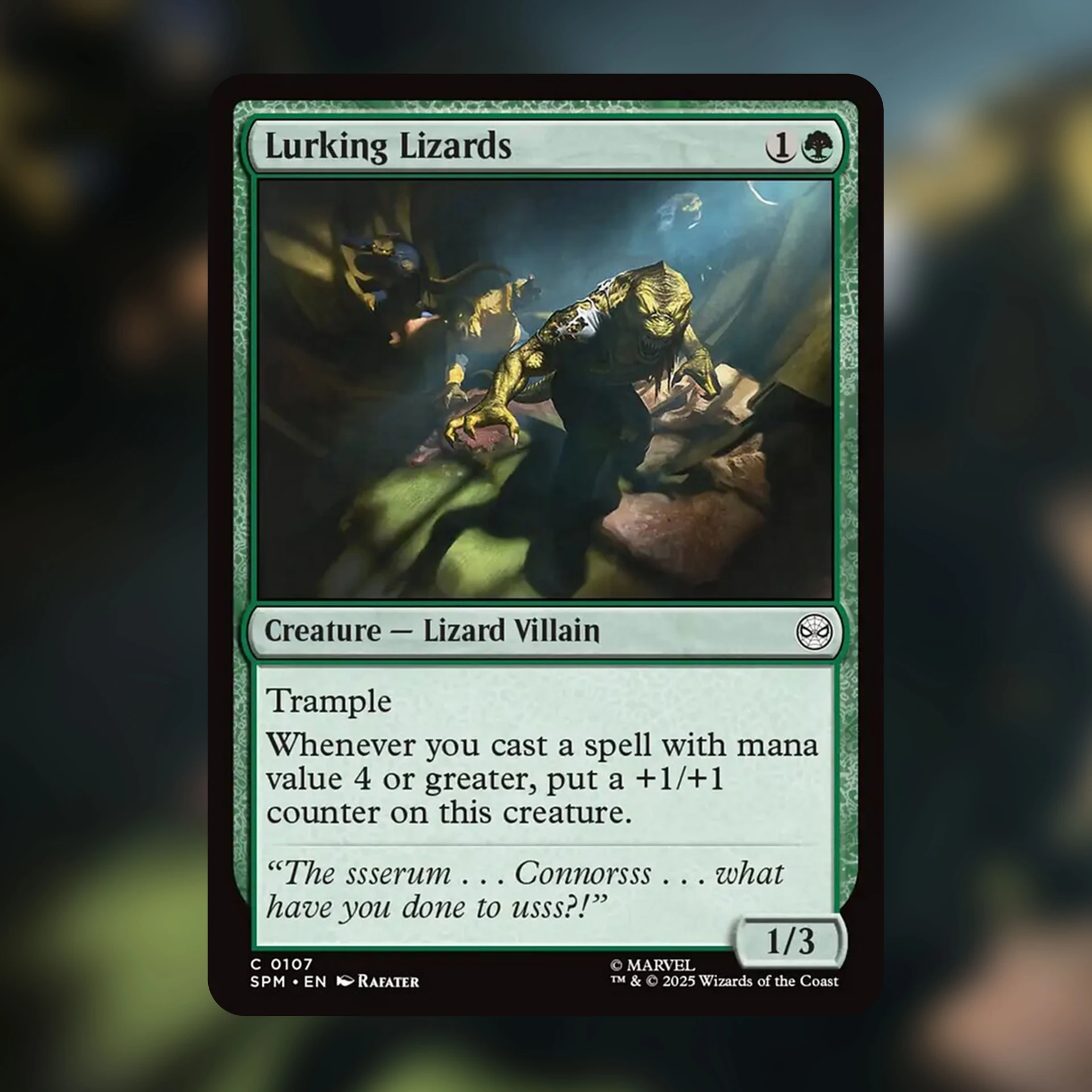 ArtStation - Magic the Gathering - Marvel - Lurking Lizards