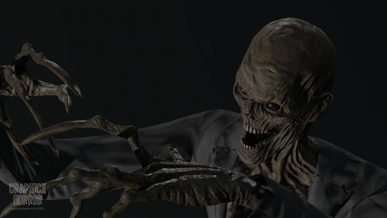 Mr Husk Creature For Horror Game The Artifact Protocol 