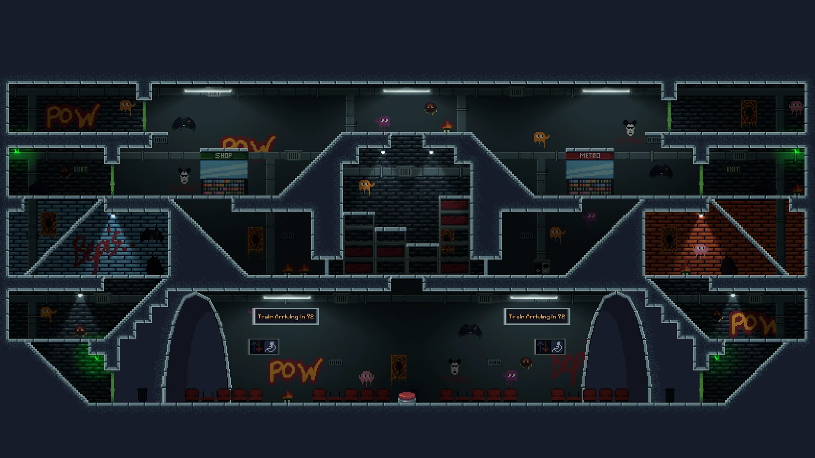 Metro Station Map Large