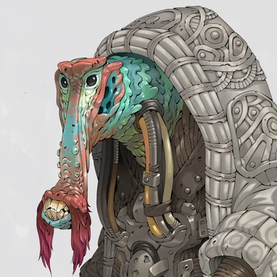 "Long Noggin" - Personal, for fun character design