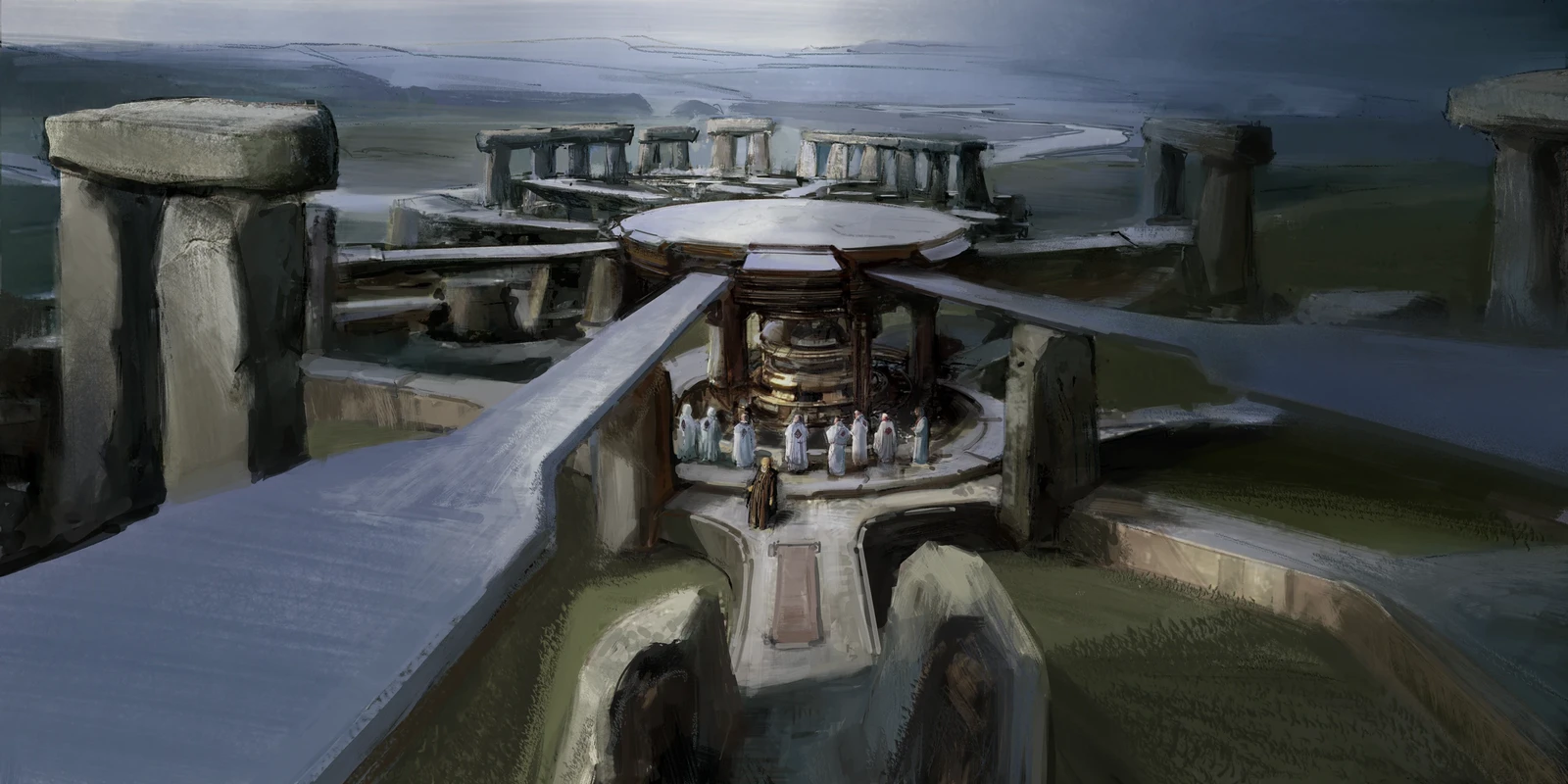 The Precursors: Stonehendge Coil Sketch