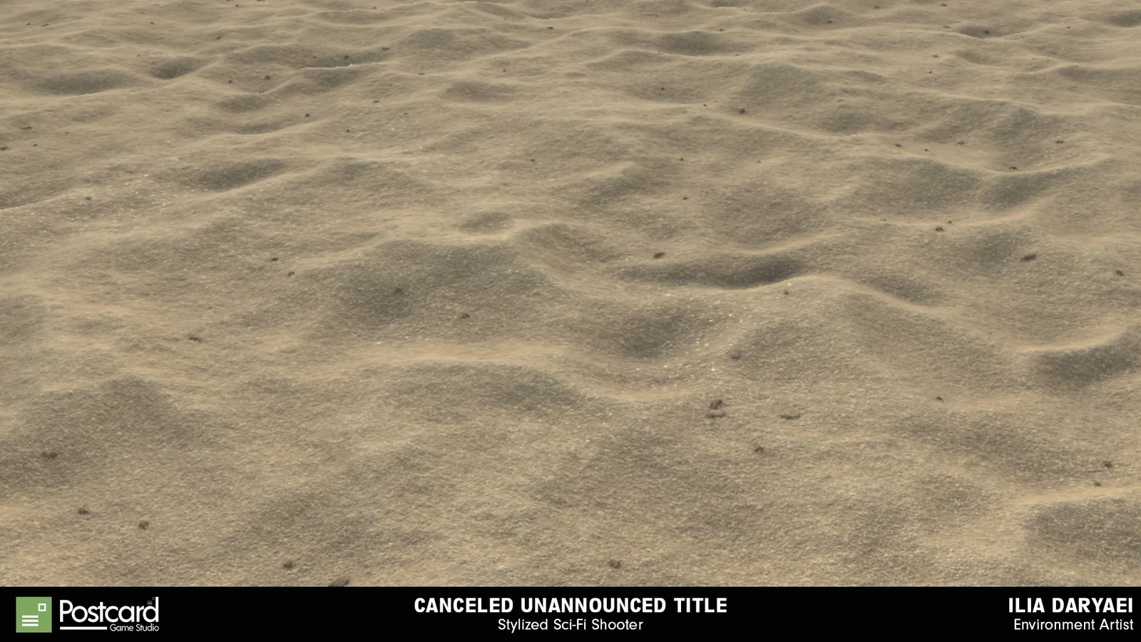 Sand material made in Designer