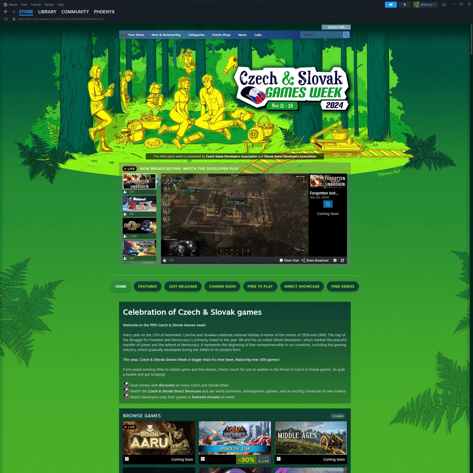 Official Steam event sale page