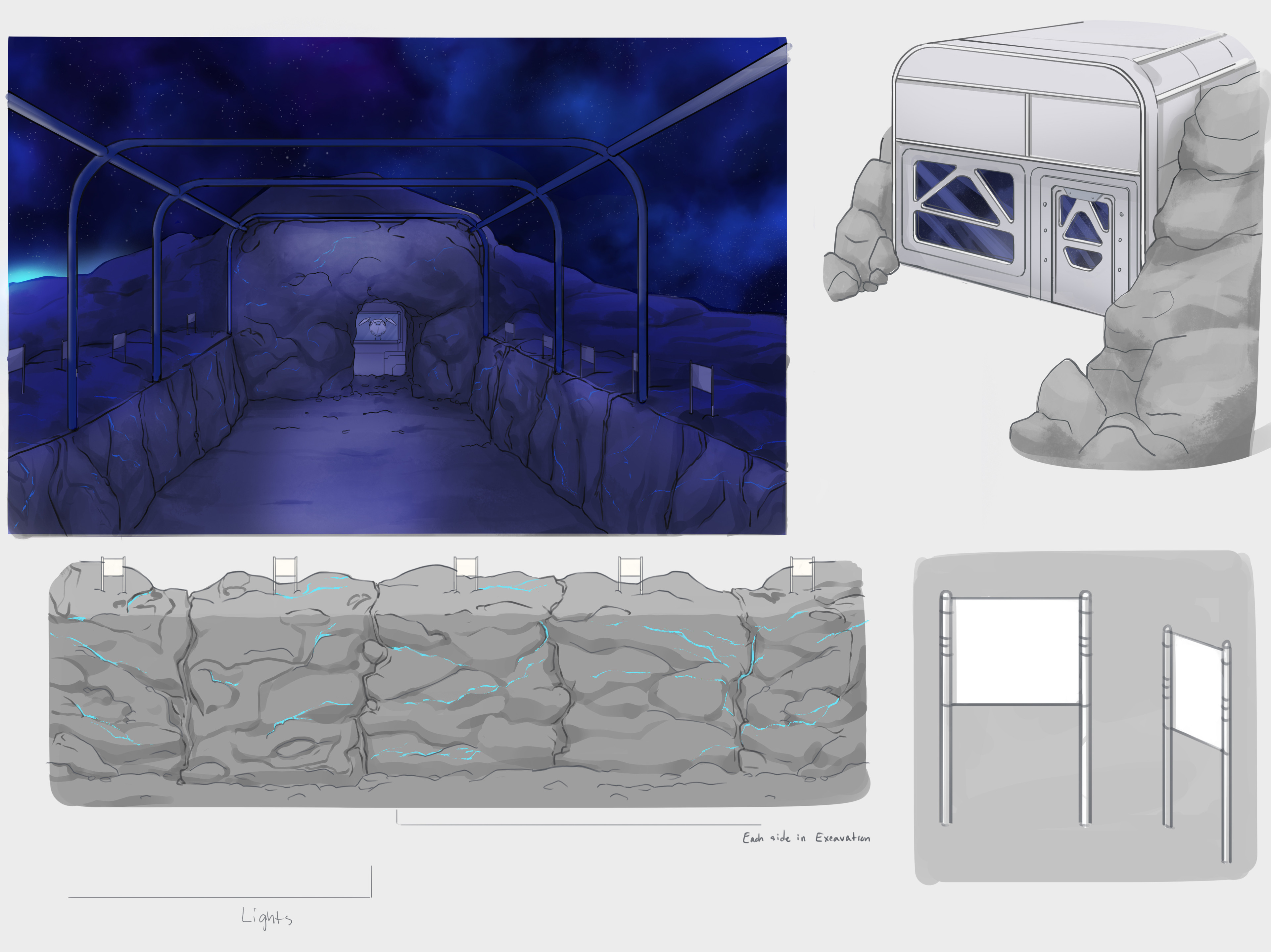 Dig site where the drill will come into play!