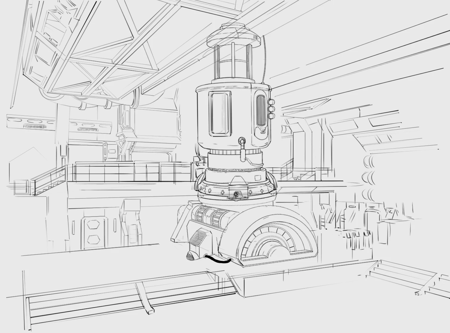 Conceptual design of a Computer System for a game level.