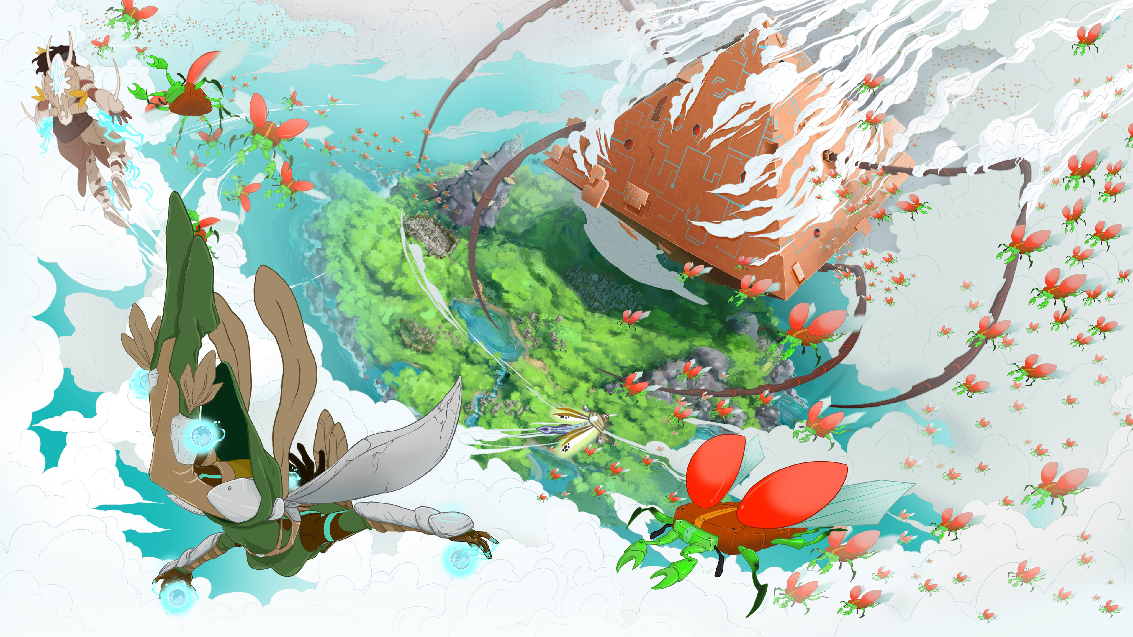 Key Art for Our Tribe Above All Project with Something Special Games