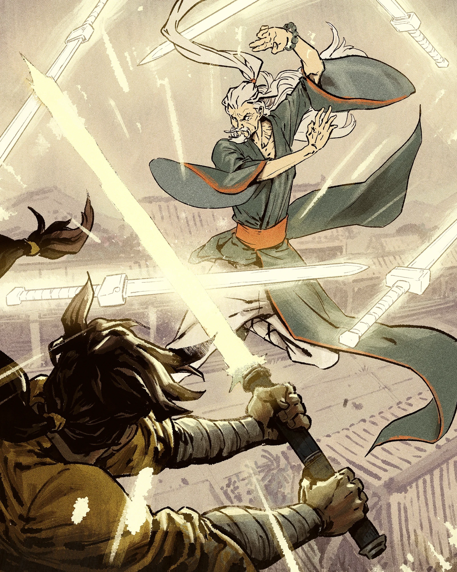 Sword fight