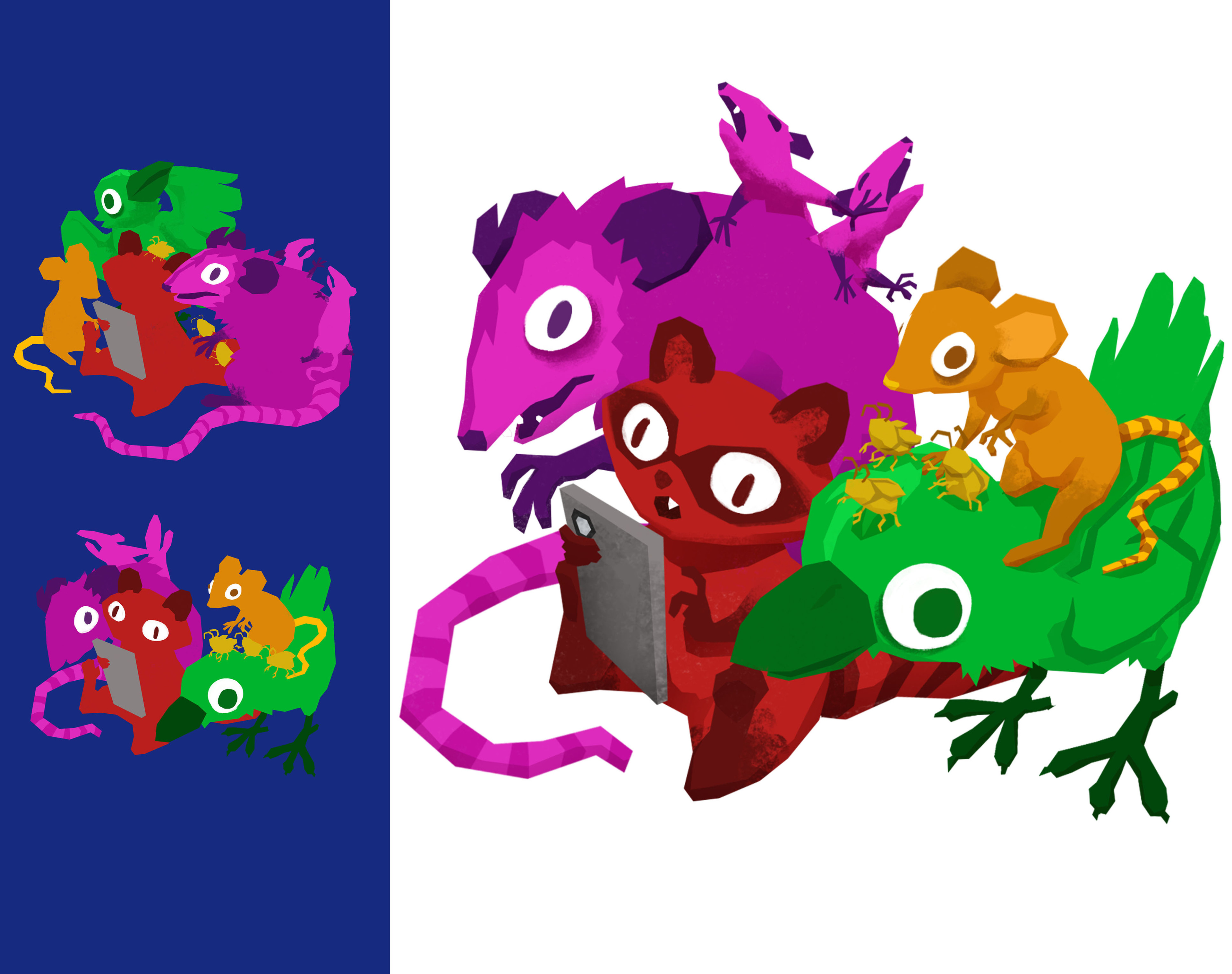 Posed art illustrations just for any use in-game or advertising. 