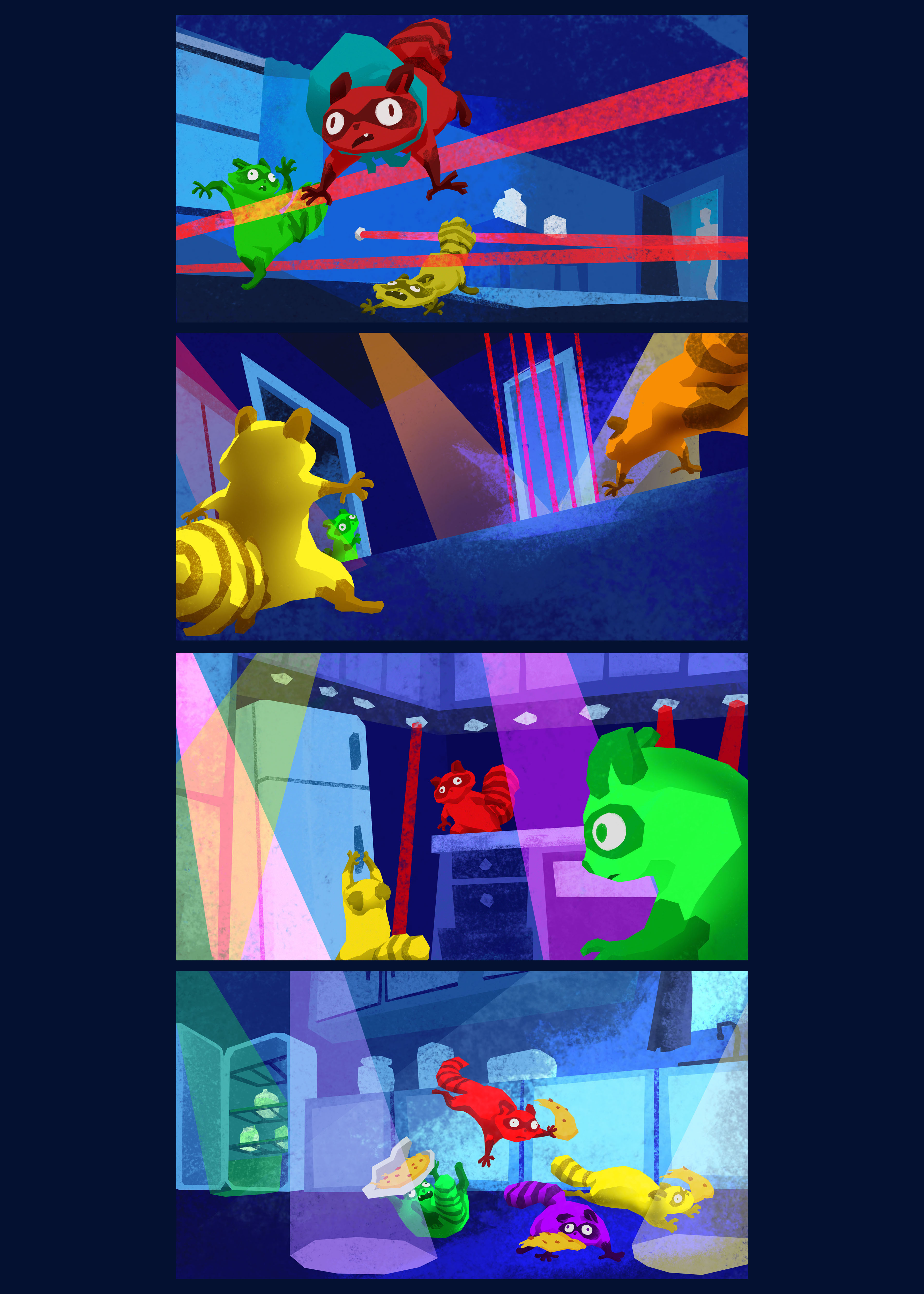 Early mock-up key art.