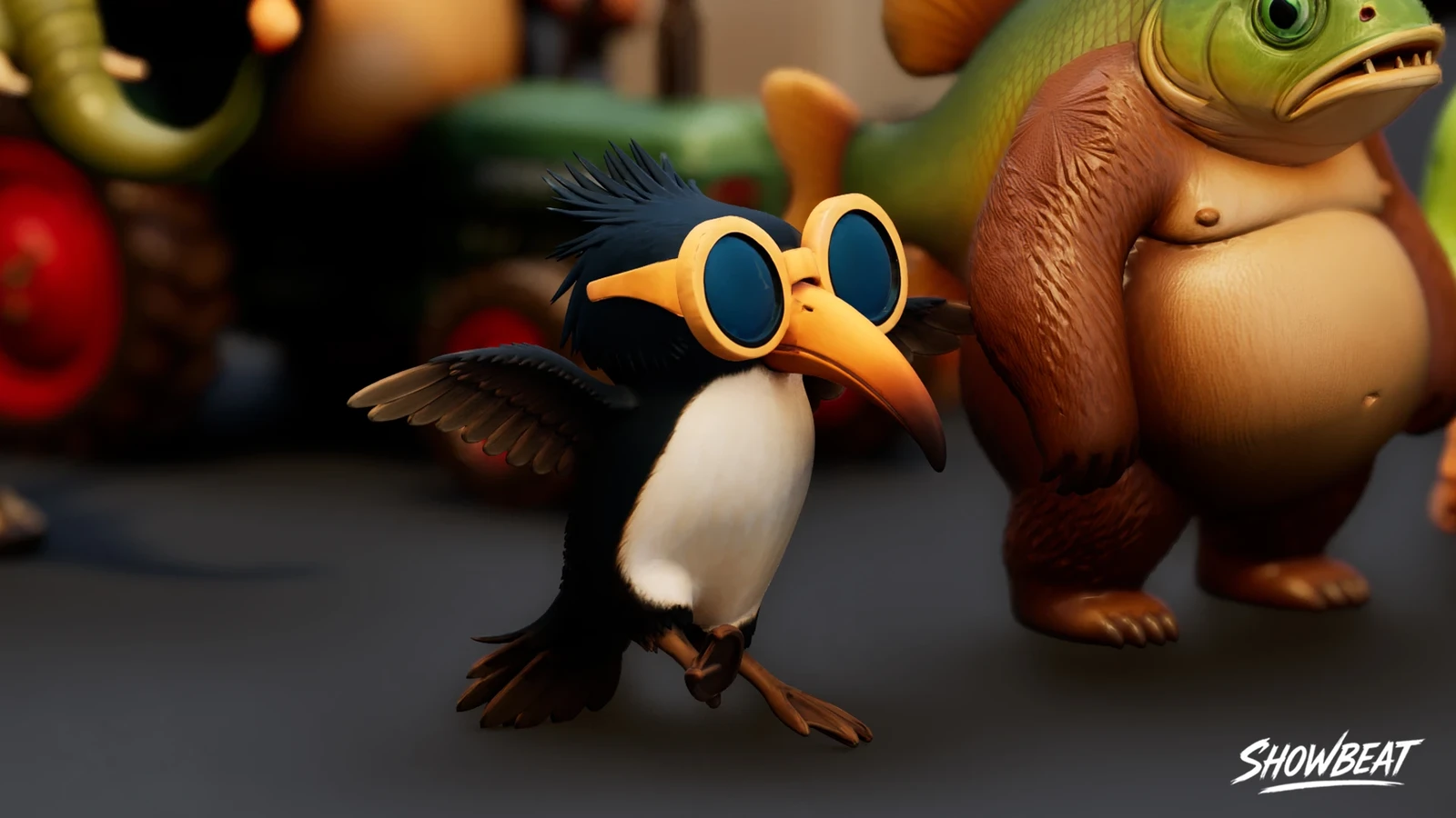 Character Close-up View
