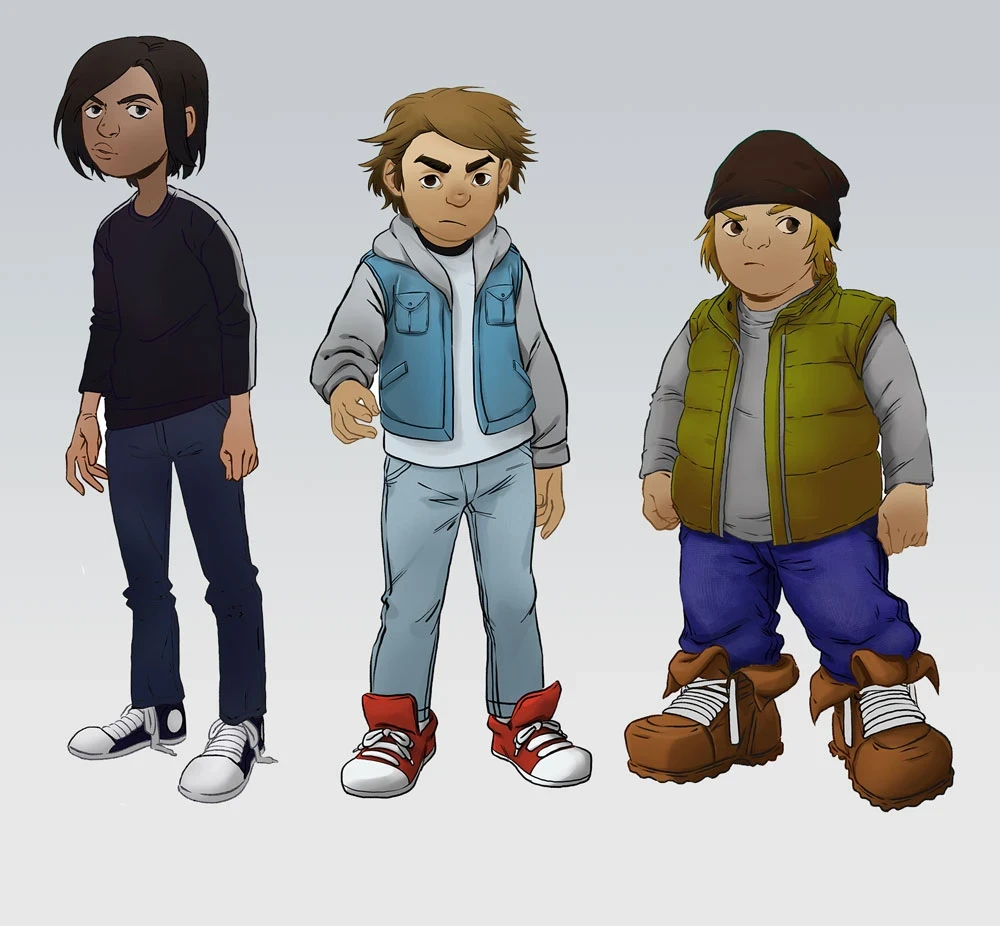 Here, we have our first real world antagonists: the bullies.