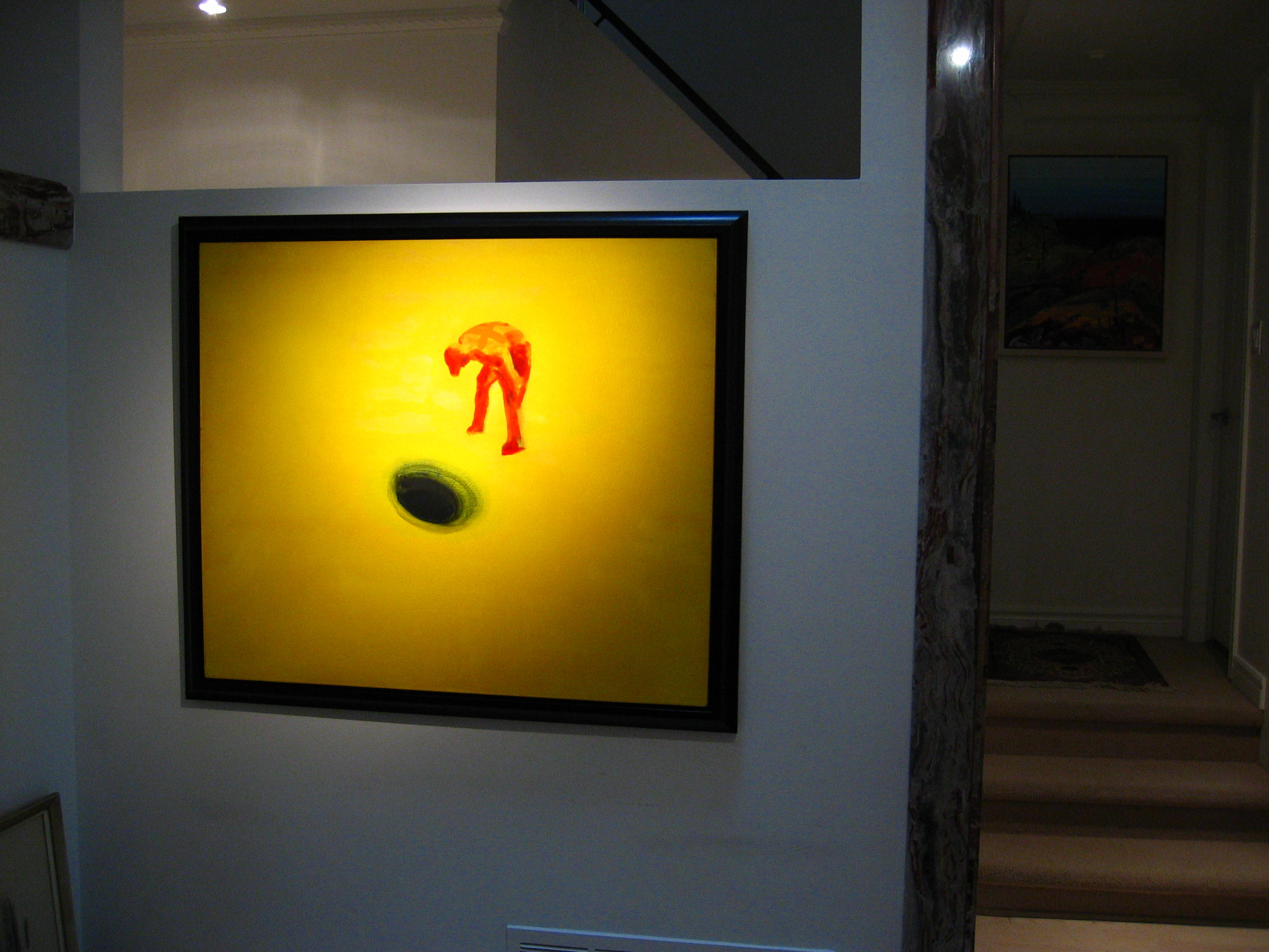 1997, An Orifice you could never fill. was purchased by Tony and Anita Genua from the MOOS GALLERY in one of the many shows I participated in dure my 18 years with the gallery.