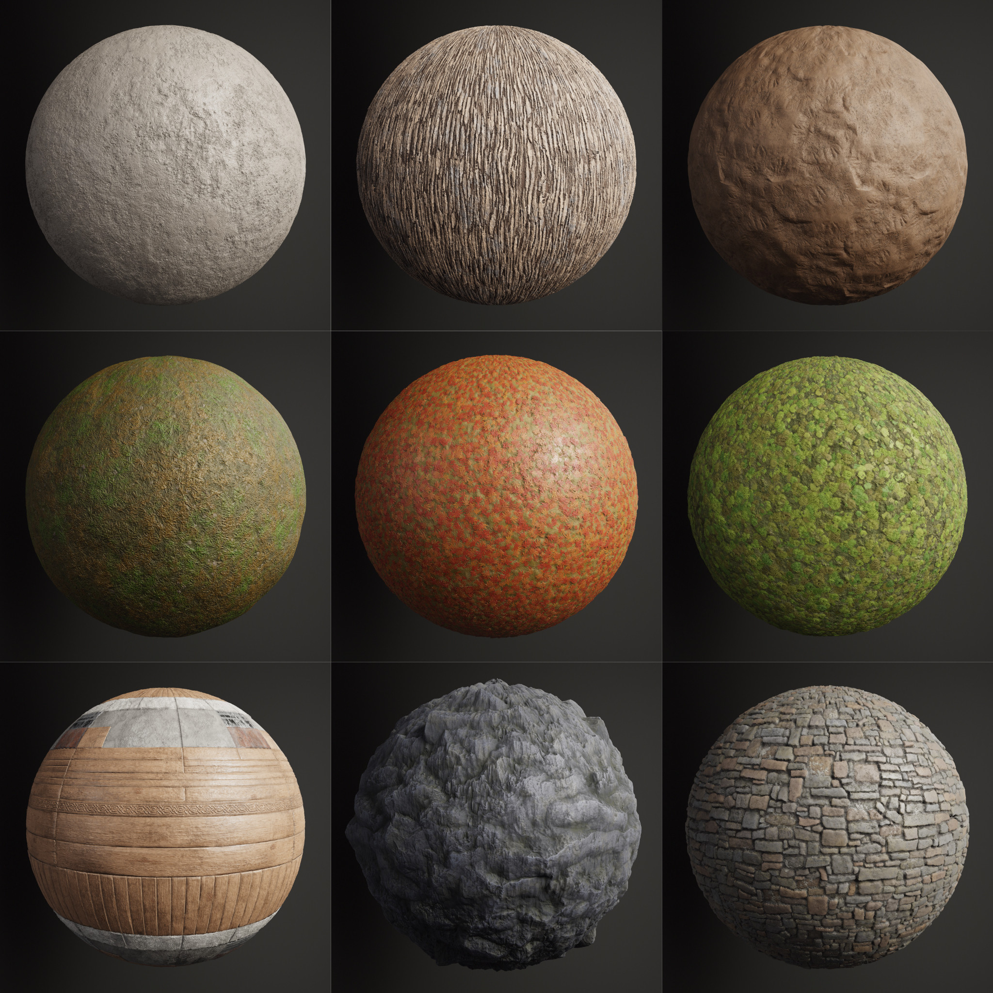 Some of the materials I created.