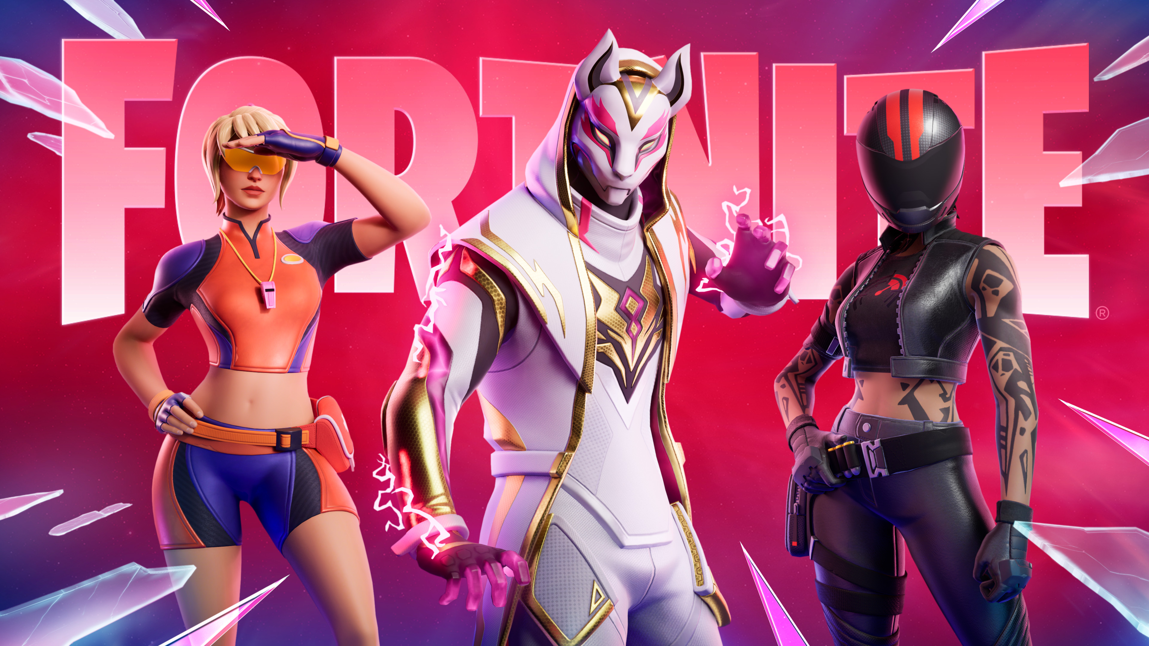 Key art created for Fortnite OG. Lighting/rendering by me, Poses by Melvin Tan and Morten Enevoldsen and Art director Jon Kiker