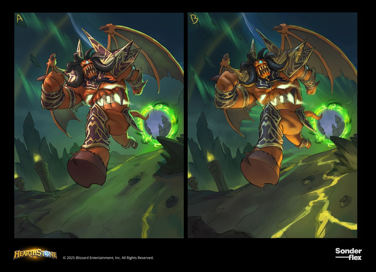 Rough color options.