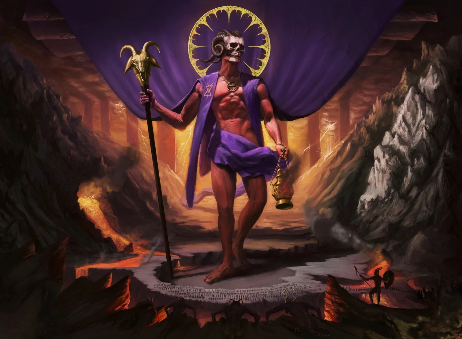 Demon saint of the 66 legions of King Baal