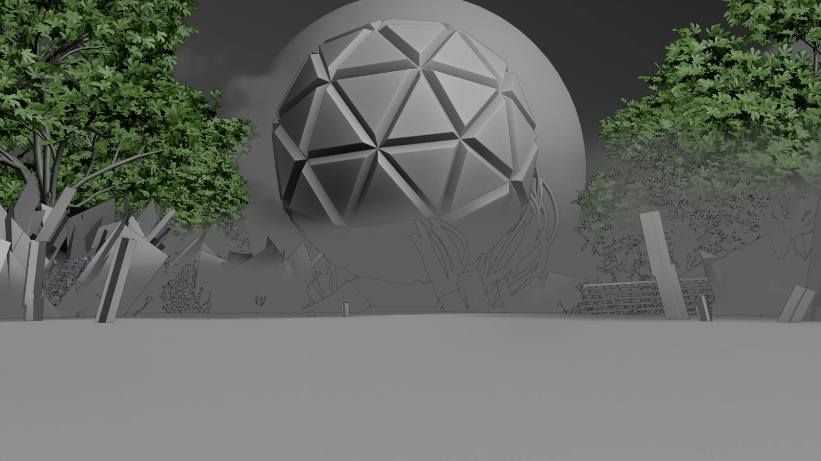 Clay render