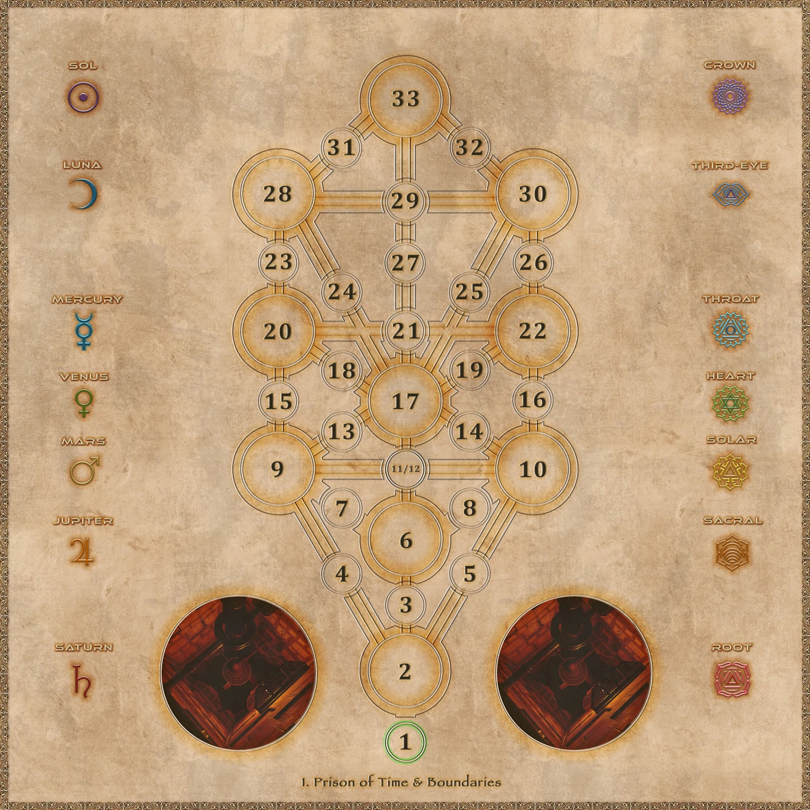World Map UI - Ascension - The Immortal Alchemist