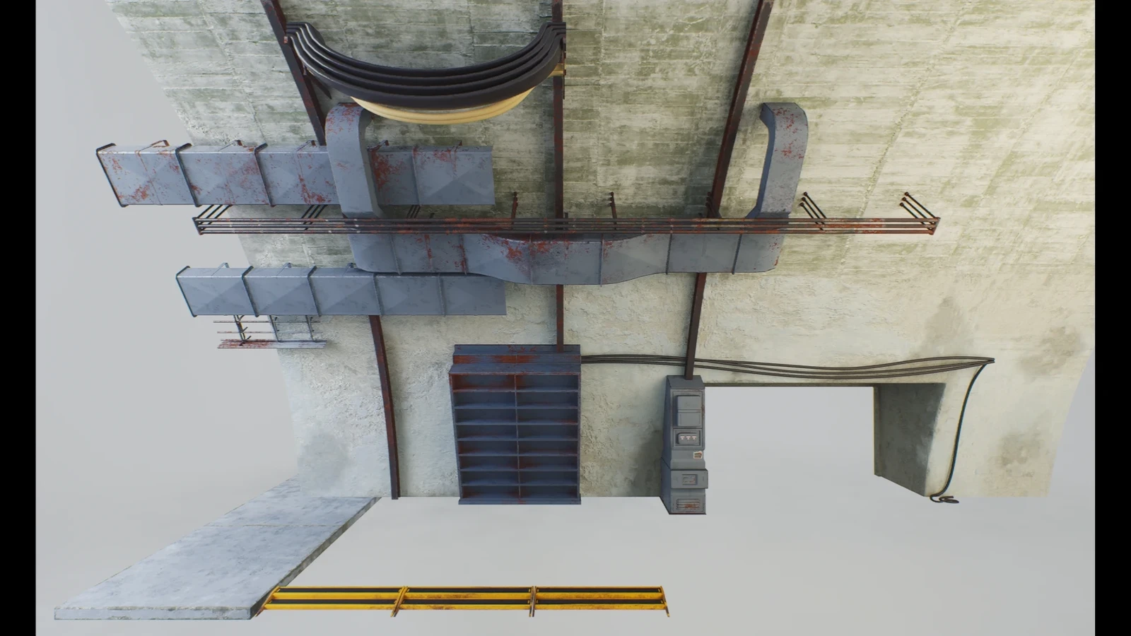 Here are some of the assets I made to make the environment.