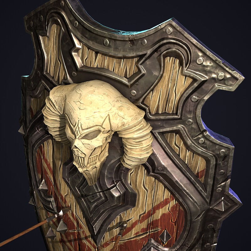 Bloodhorn Warlord Shield