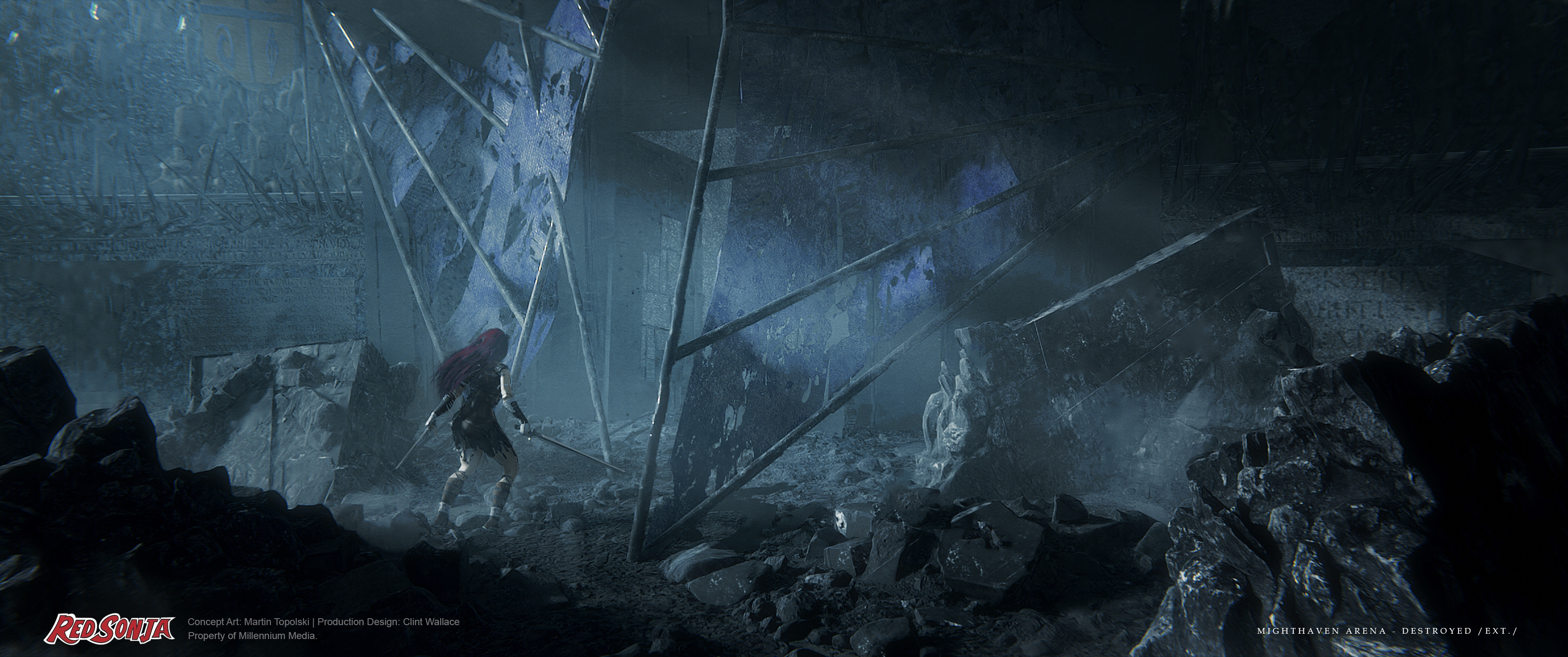 Mighthaven Arena - Destroyed /EXT./