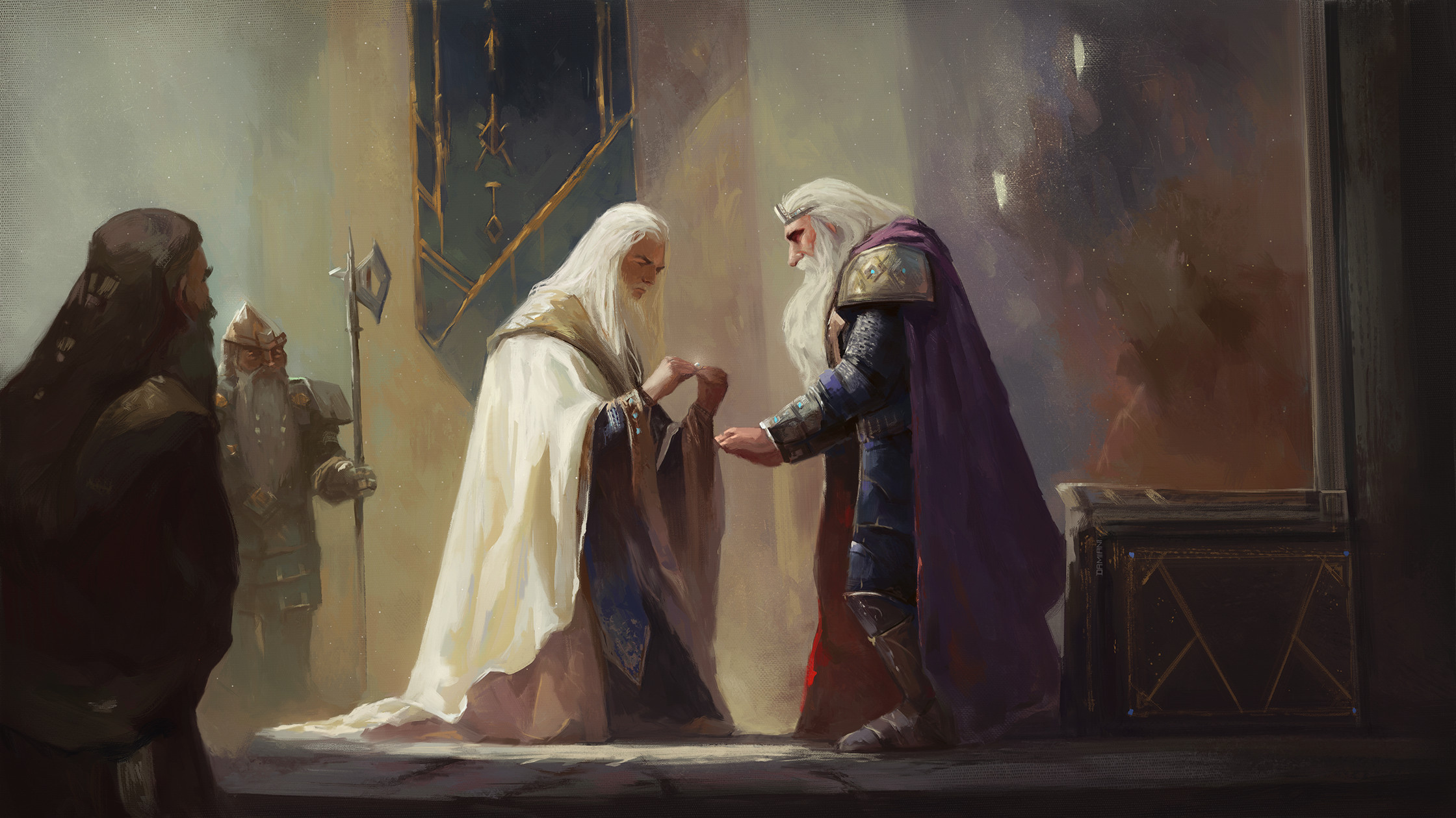 Sauron and the Dwarves