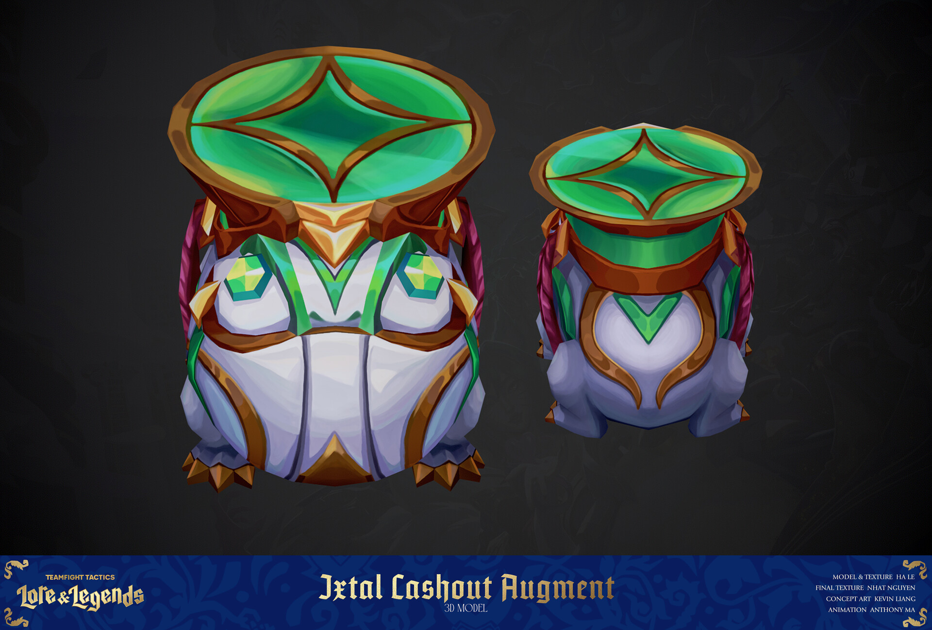 ArtStation - TFT Set 16 Ixtal Cashout Augment Prop