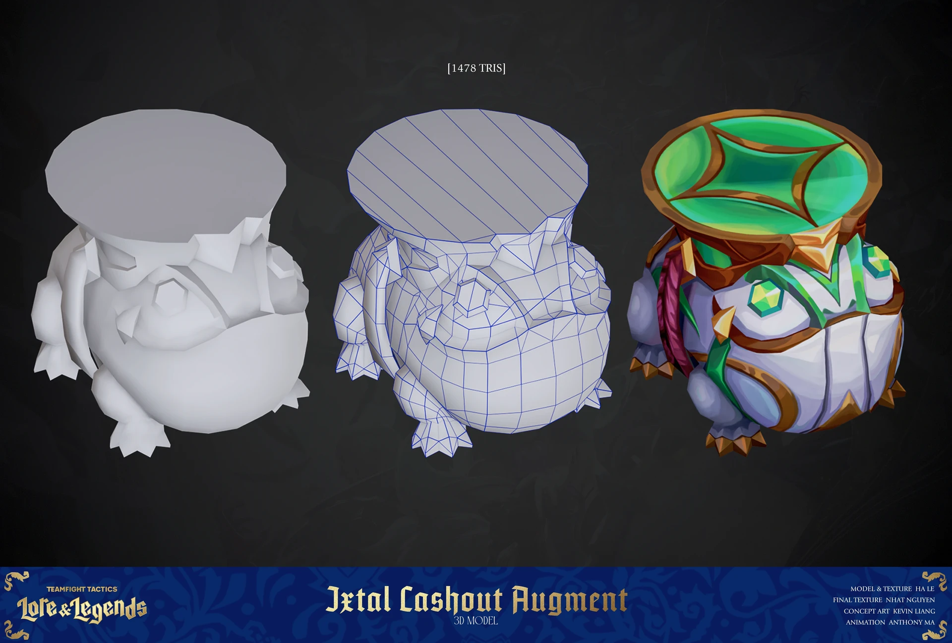 ArtStation - TFT Set 16 Ixtal Cashout Augment Prop