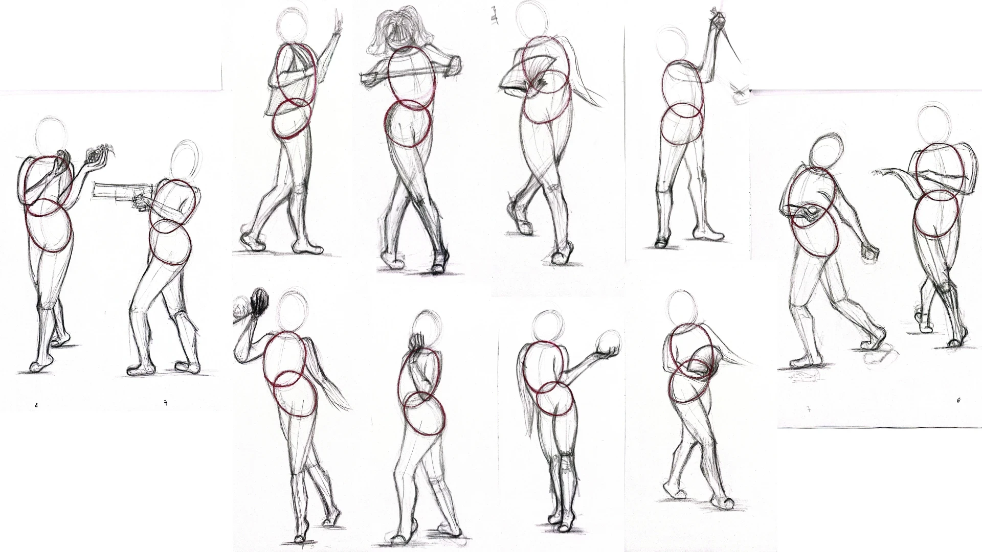 ArtStation - Gesture Drawings
