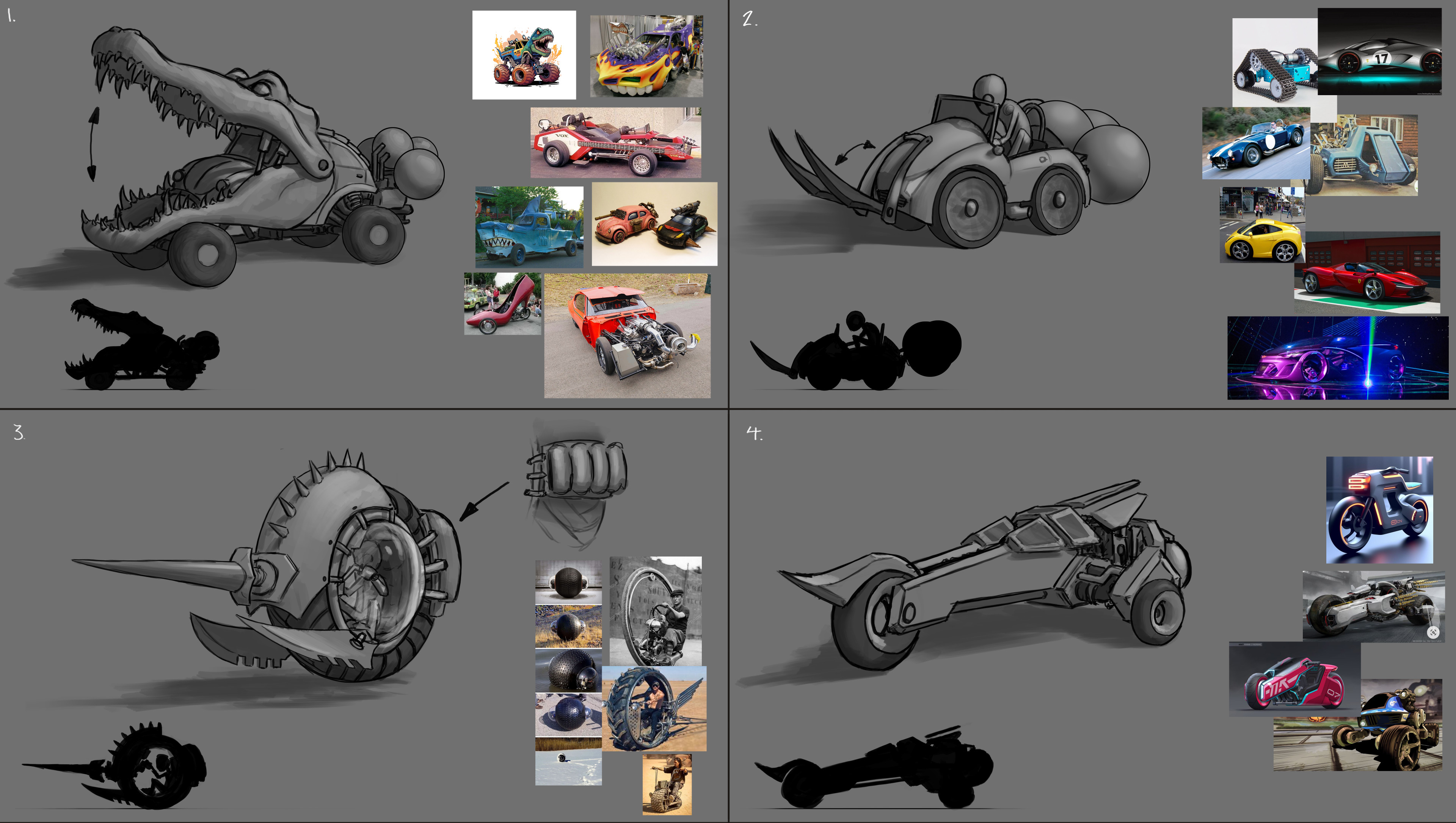 Initial concepts for vehicle direction