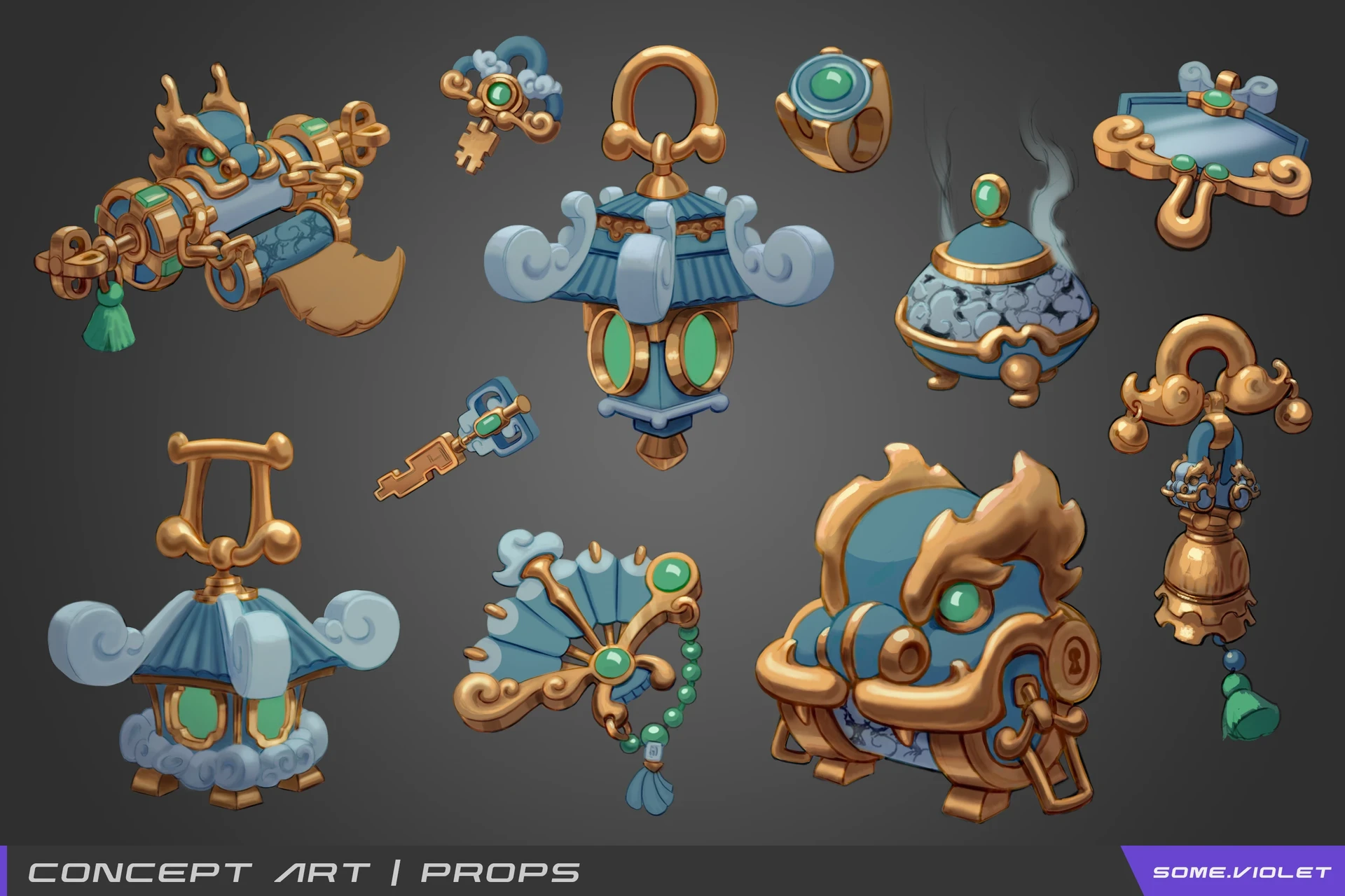 ArtStation - Dragon world props - Concept Art