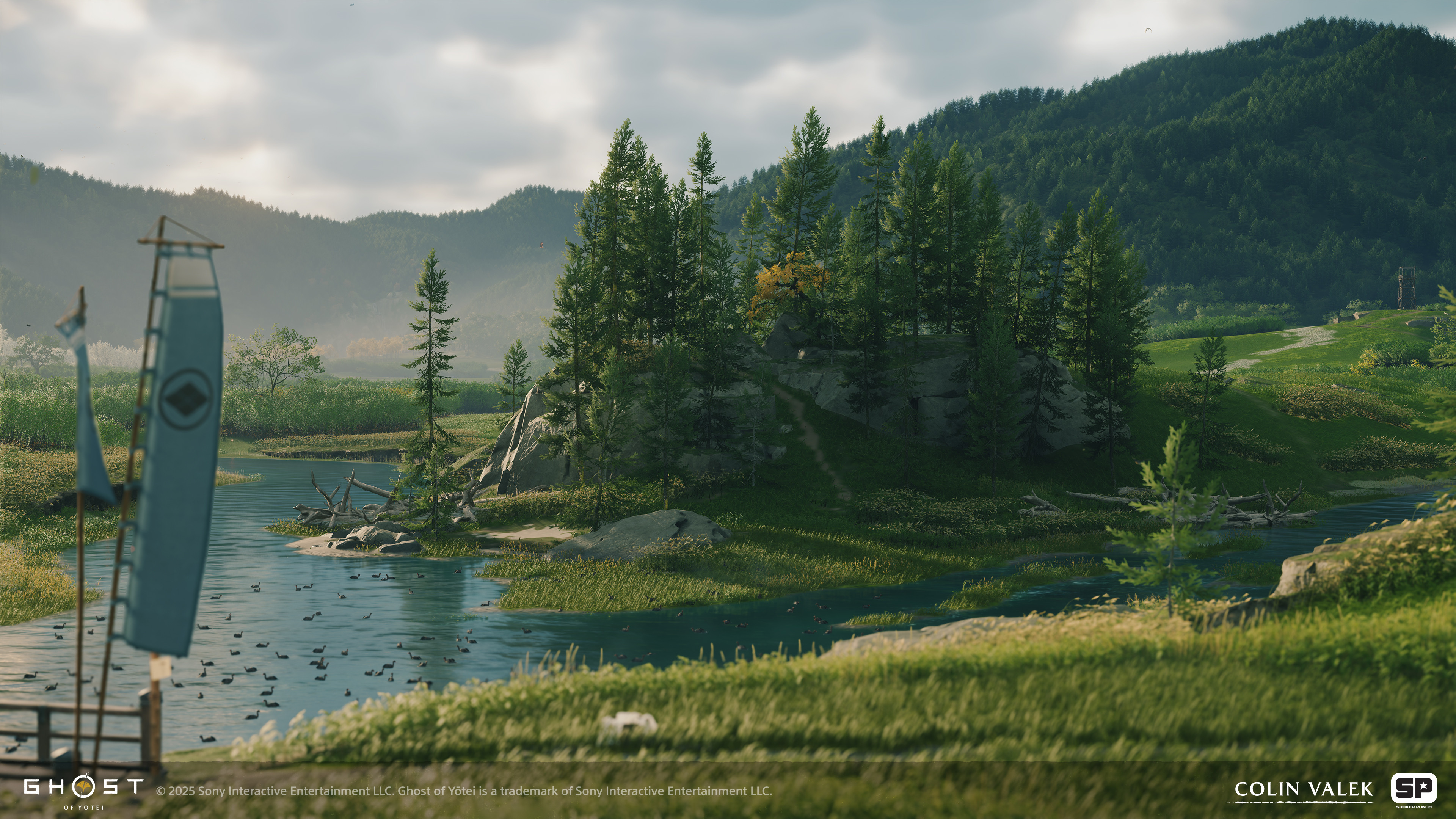 Growth expressions made by me, Trees made by Douglas Davis, various groundcover foliage made by Joeanna Steuber