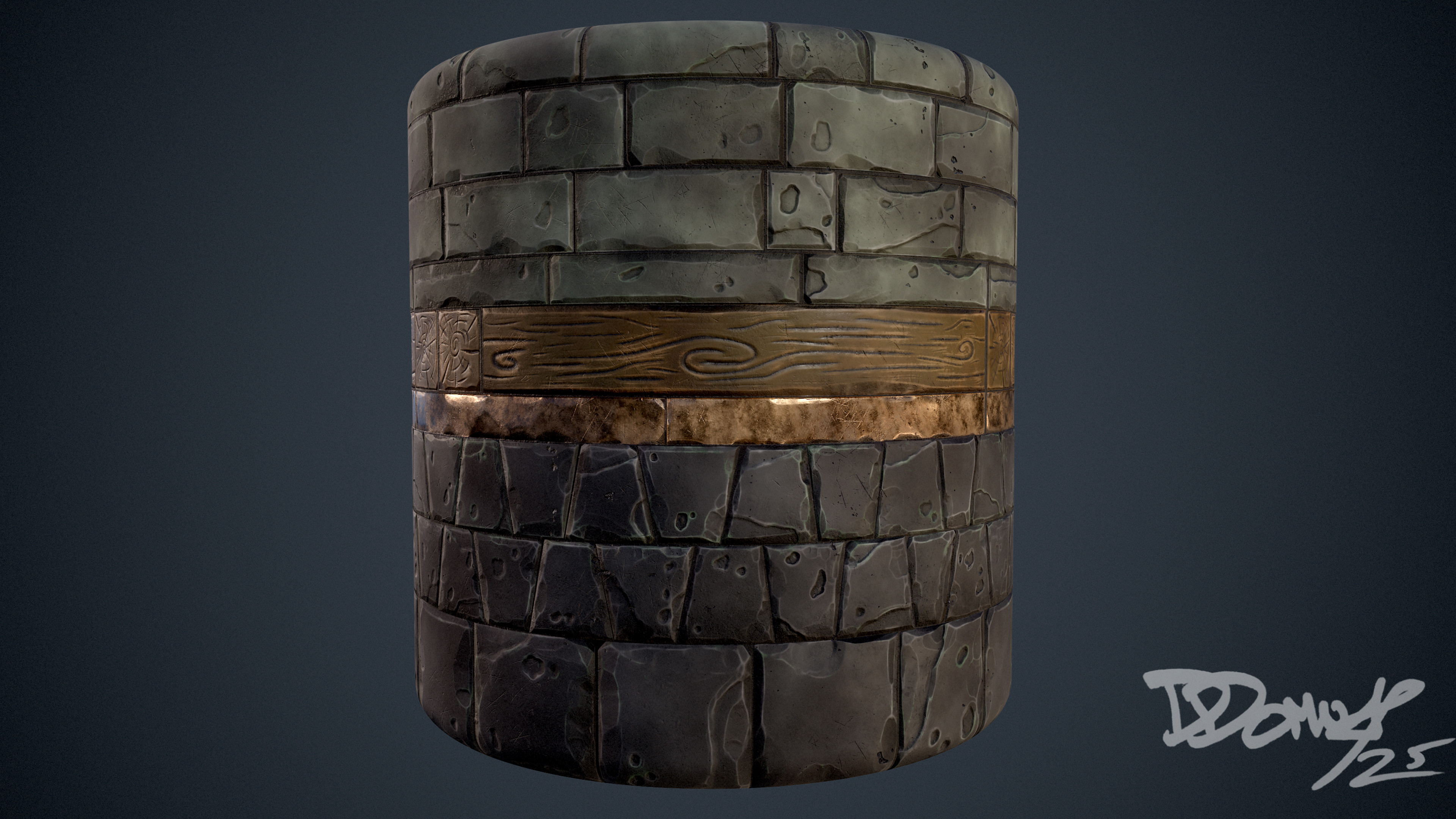 Cylinder Render | Marmoset Toolbag 5