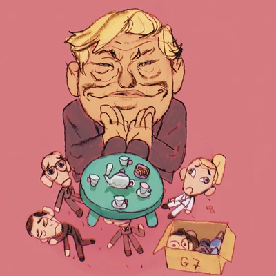 G7 AT TRUMP'S SERVICE