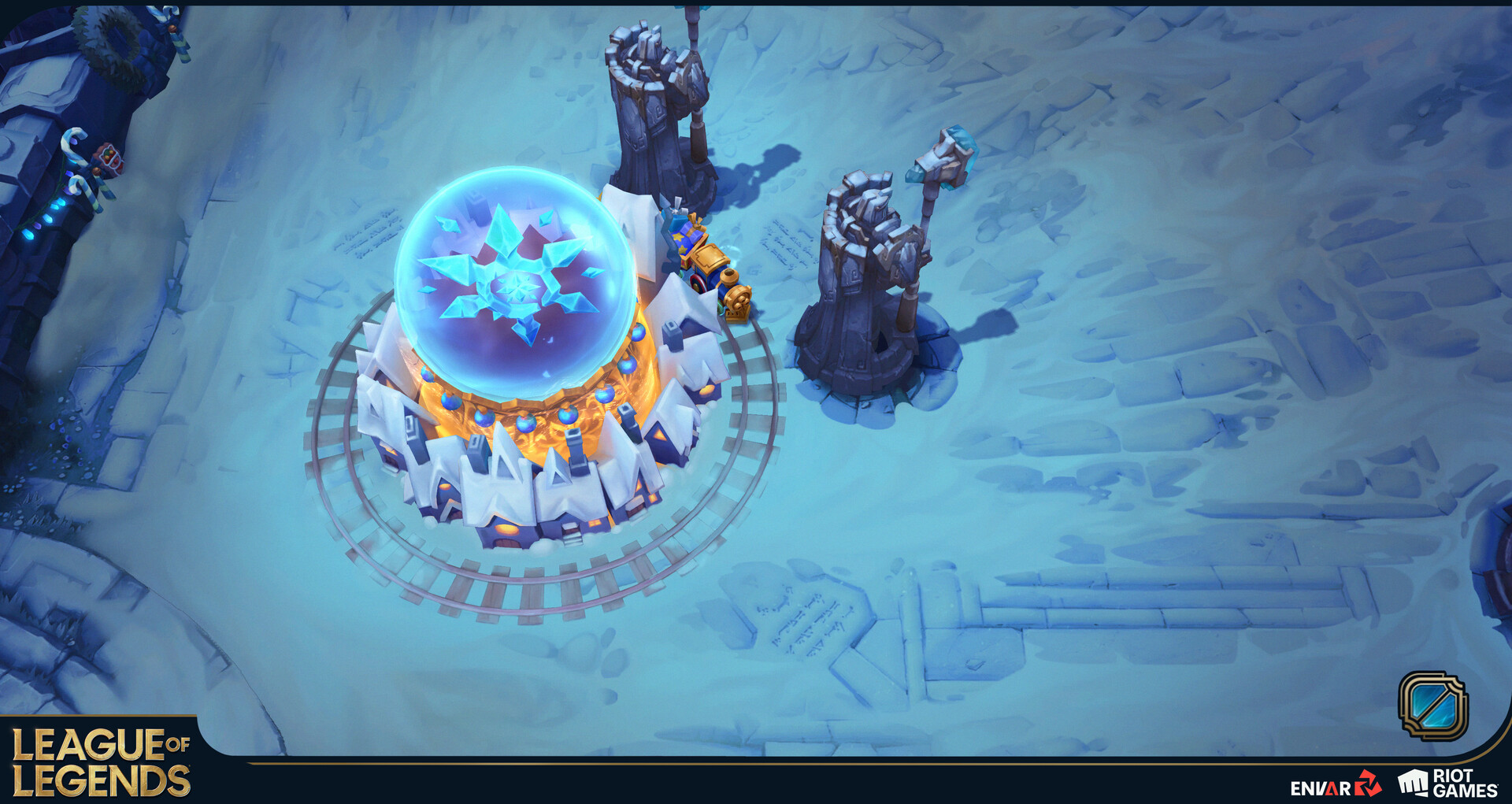 ArtStation - Summoner's Rift Winter Theme 2025