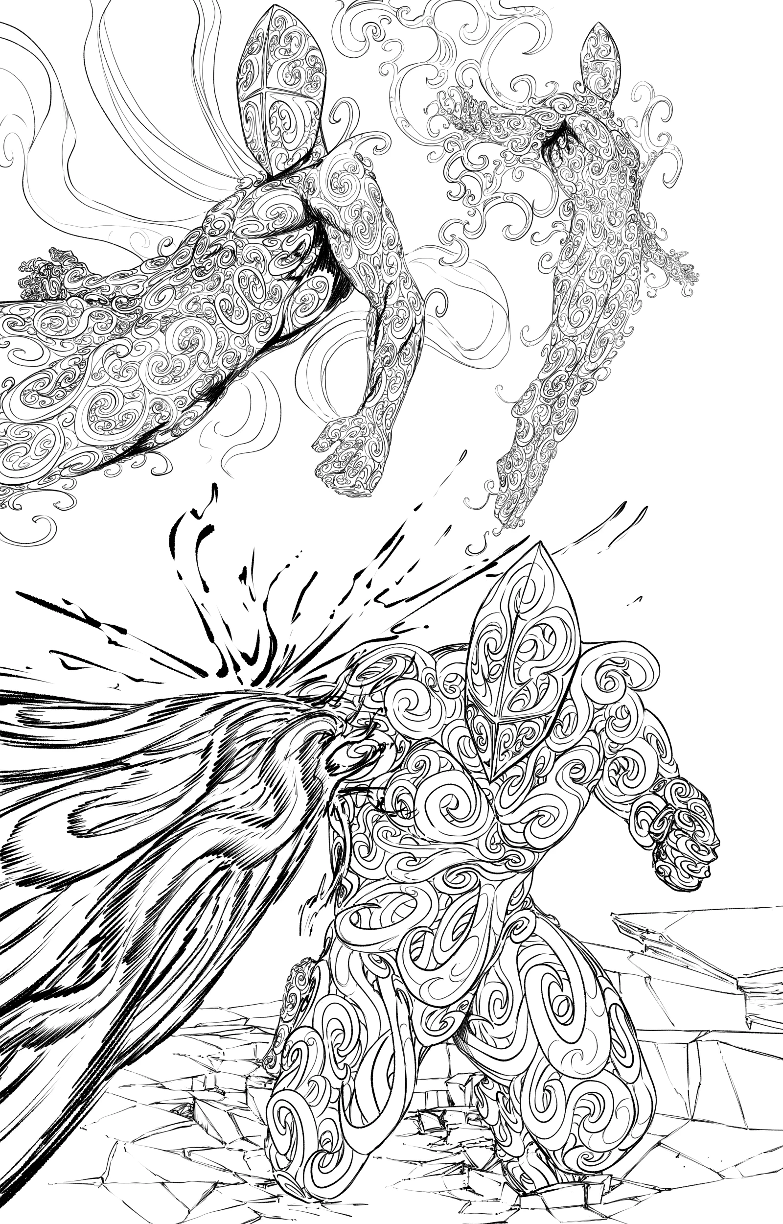 Crescendo lineart 