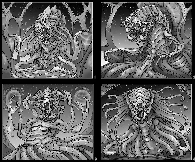 Larva Queen concepts