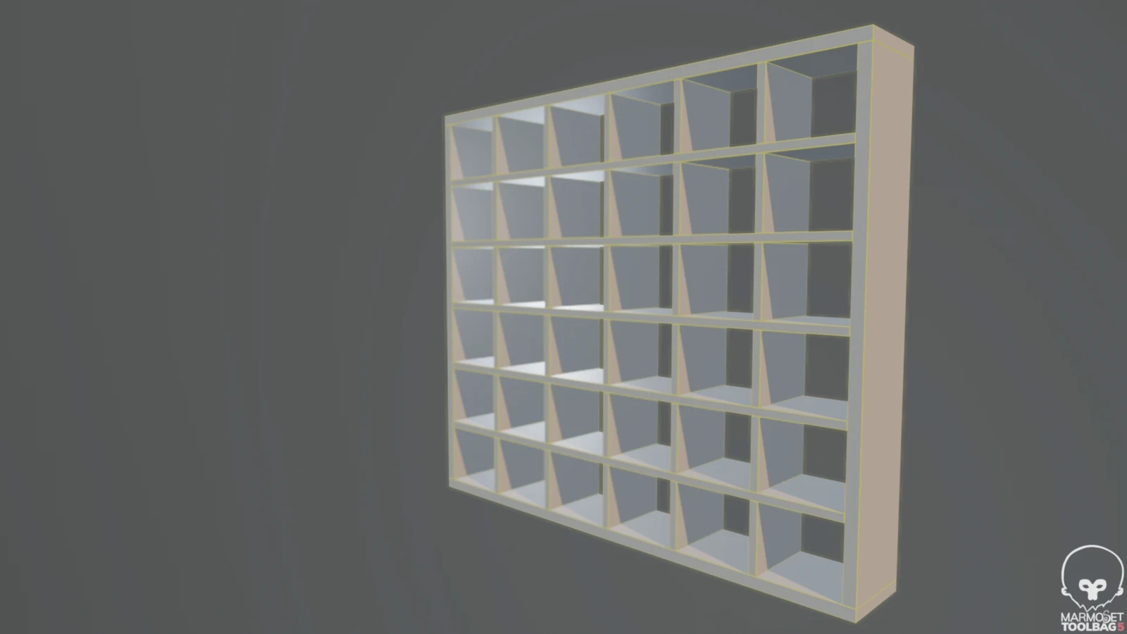 Bookshelf's wireframe 