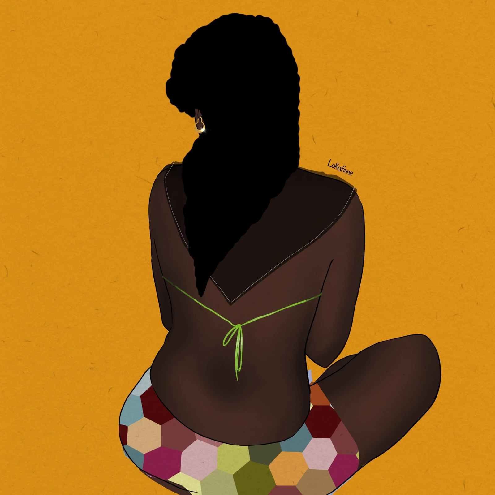 Kafrine 
Shows a woman fron Reunion island with more african heritage.