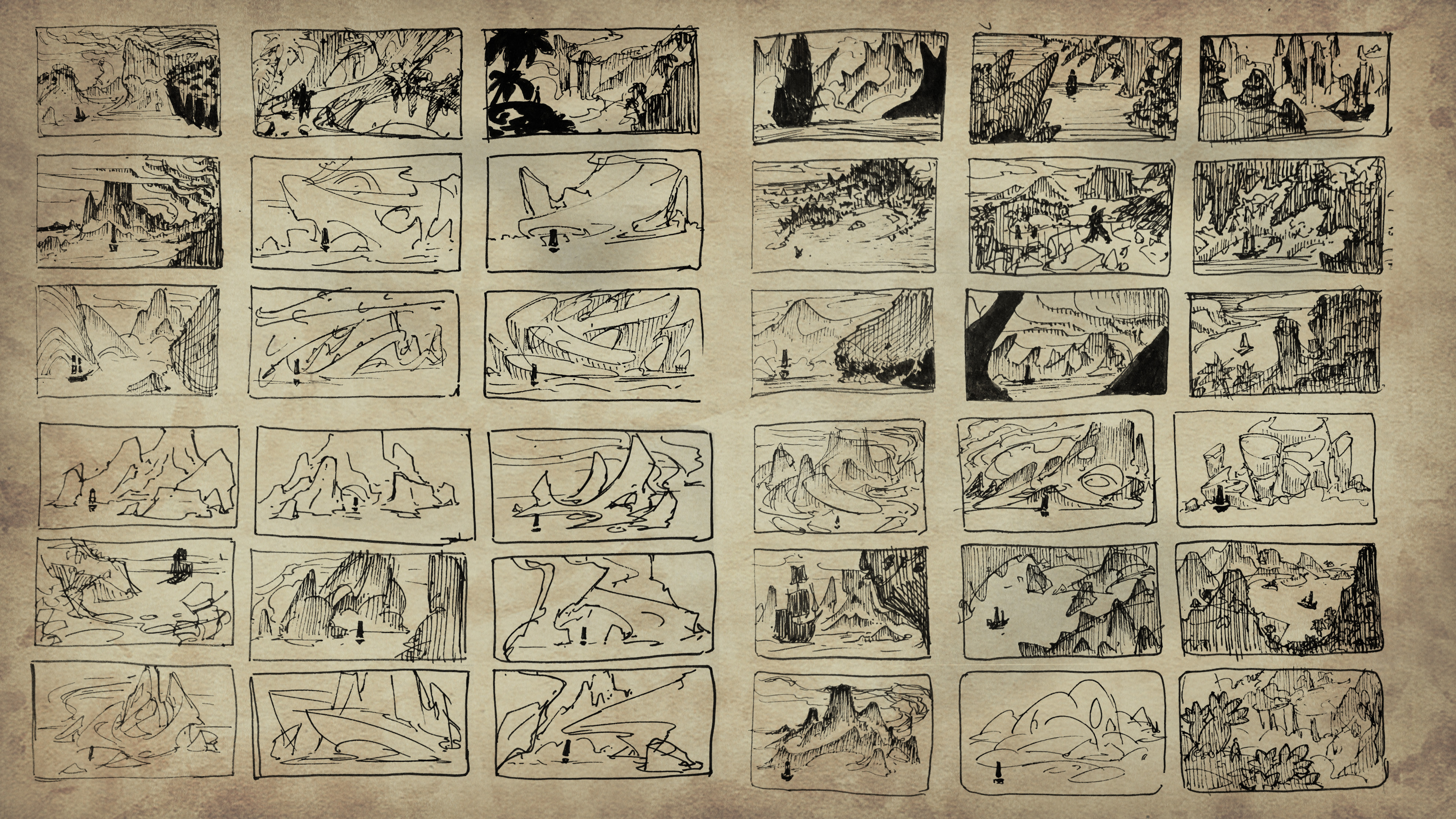 Compilation of very rough idea exploration from my sketchbook :) 
Still planing on doing some of them as finals