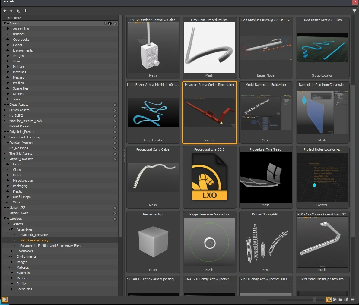 Sharing presets with the Tech Pubs Team