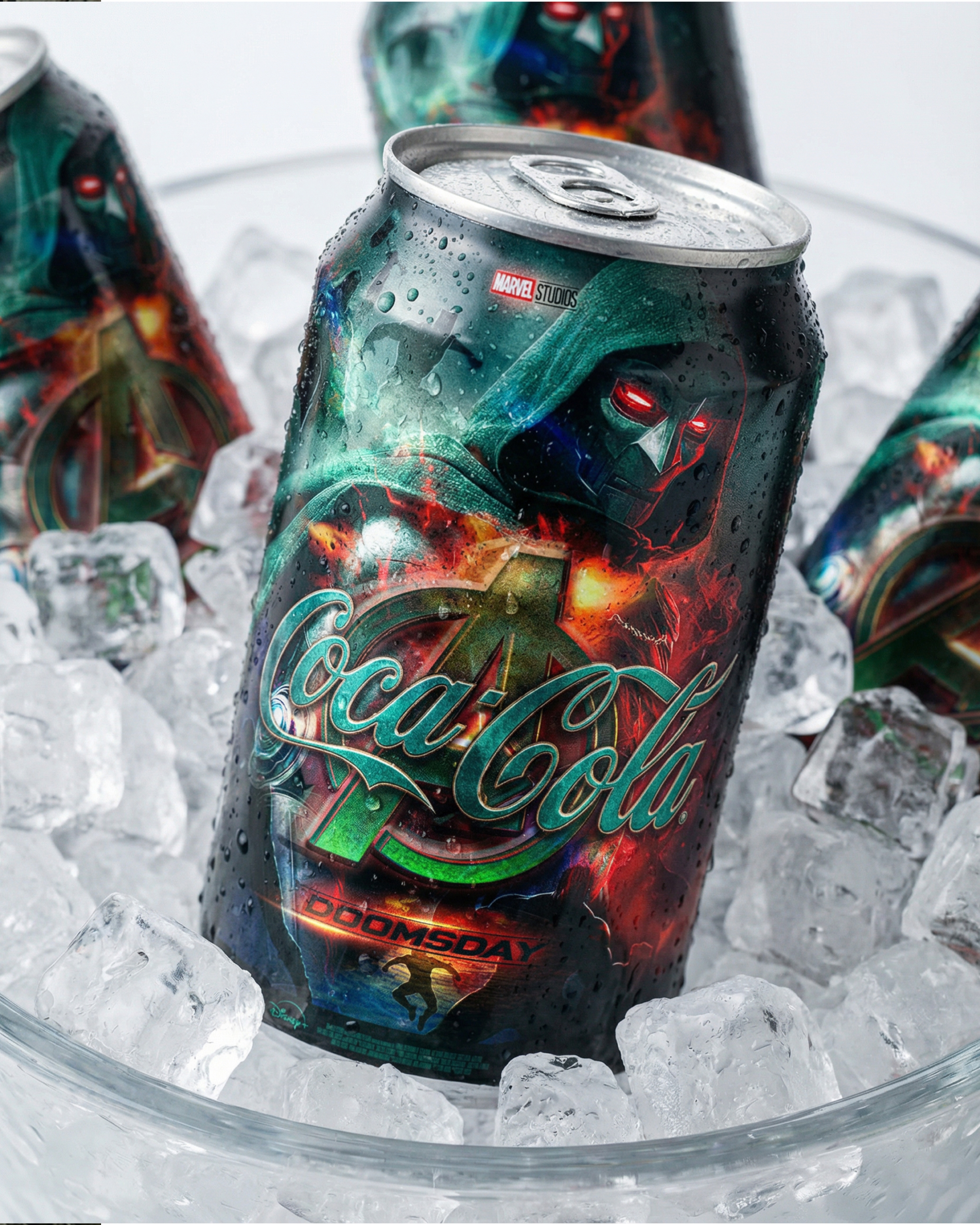 Beverage packaging exploration focused on wrap, texture, and color interaction.