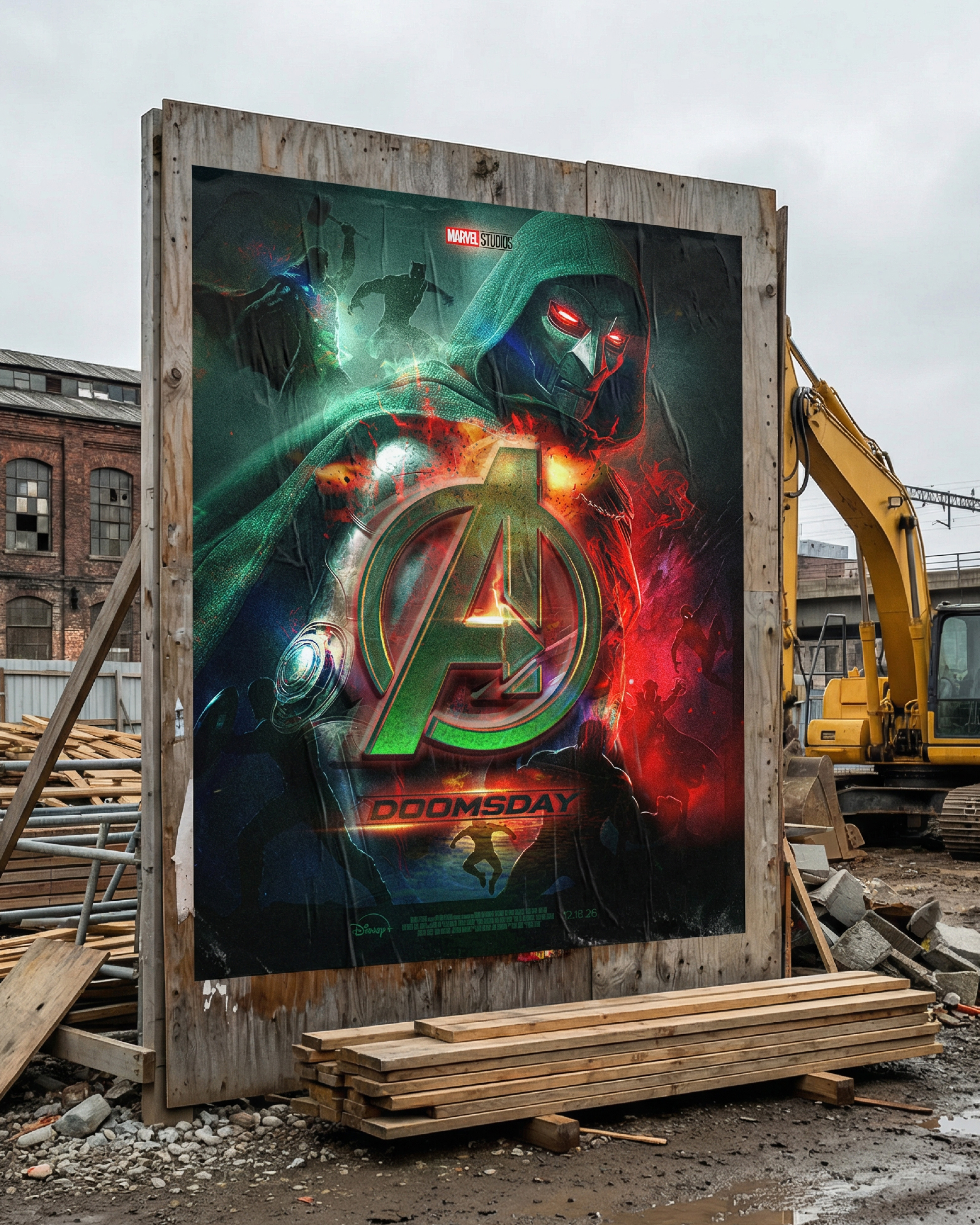 Industrial-scale placement exploring grit, texture, and environmental storytelling.